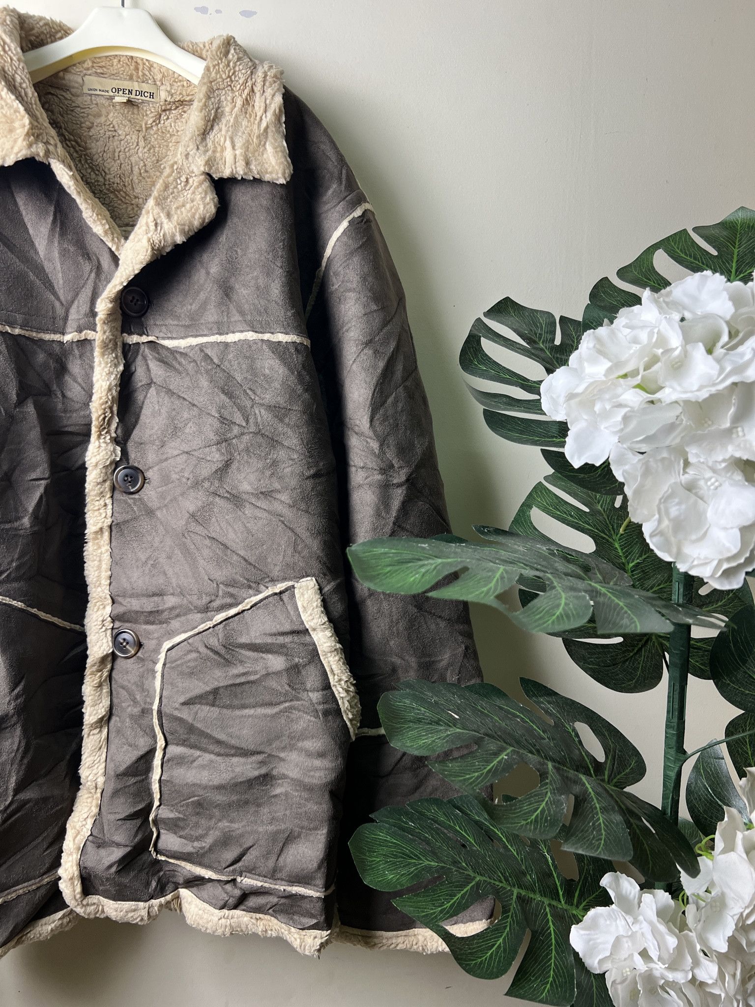Other 🔥Union Made Open Dich Sherpa Shearling Jackets Size US M / EU 48-50 / 2 - 3 Thumbnail