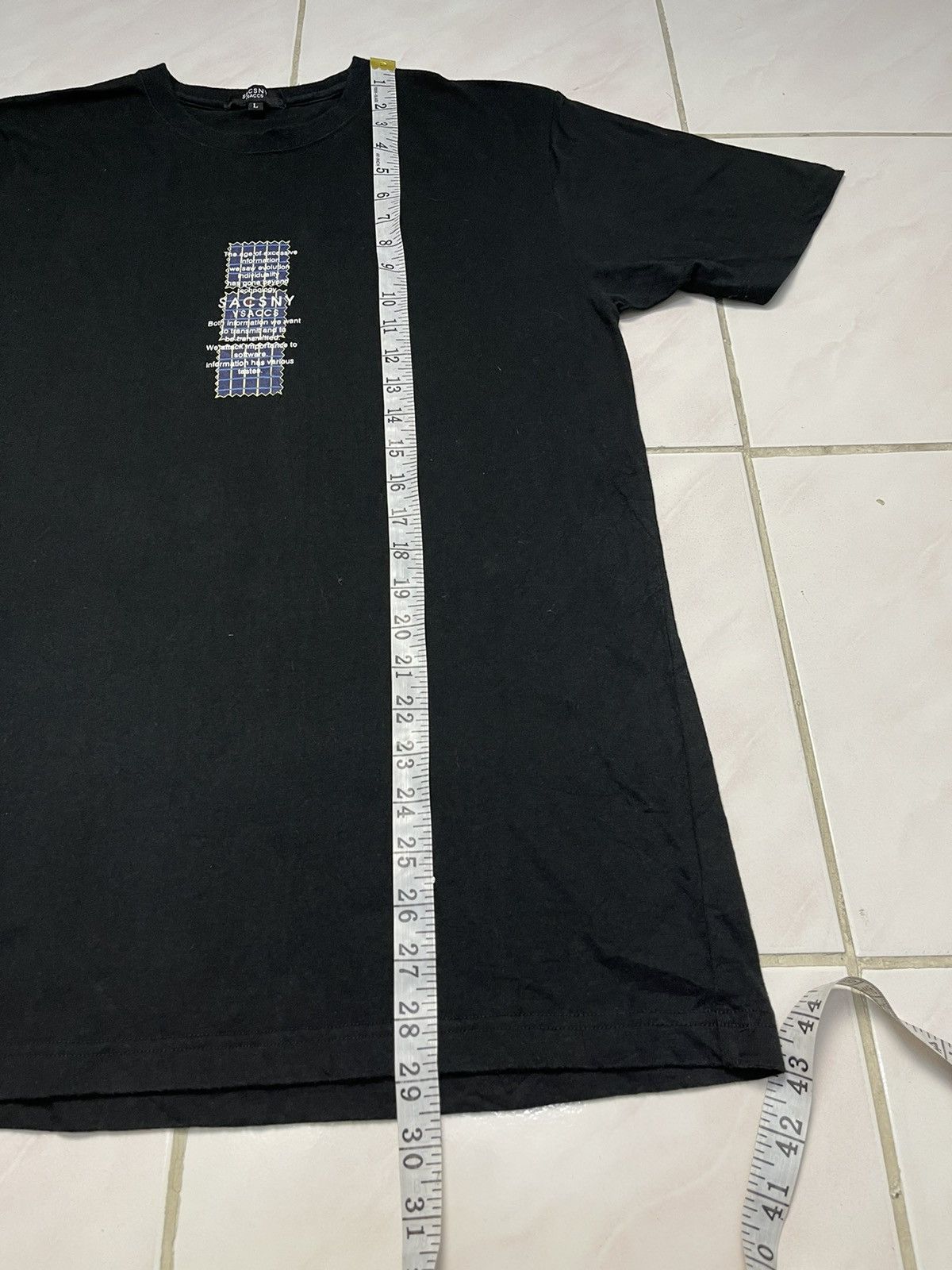 Japanese Brand Sacsny Y'saccs Yohji Yamamoto T-Shirt Size US L / EU 52-54 / 3 - 7 Thumbnail
