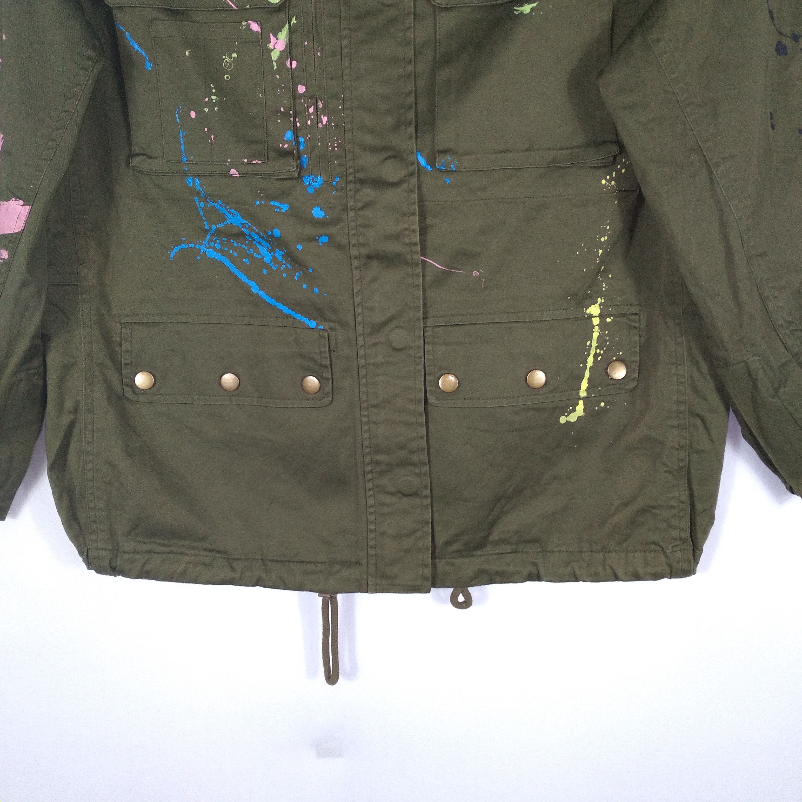 Jil Stuart Jill By Jill Stuart Splash Mural Painting Military Jacket Size US M / EU 48-50 / 2 - 8 Thumbnail