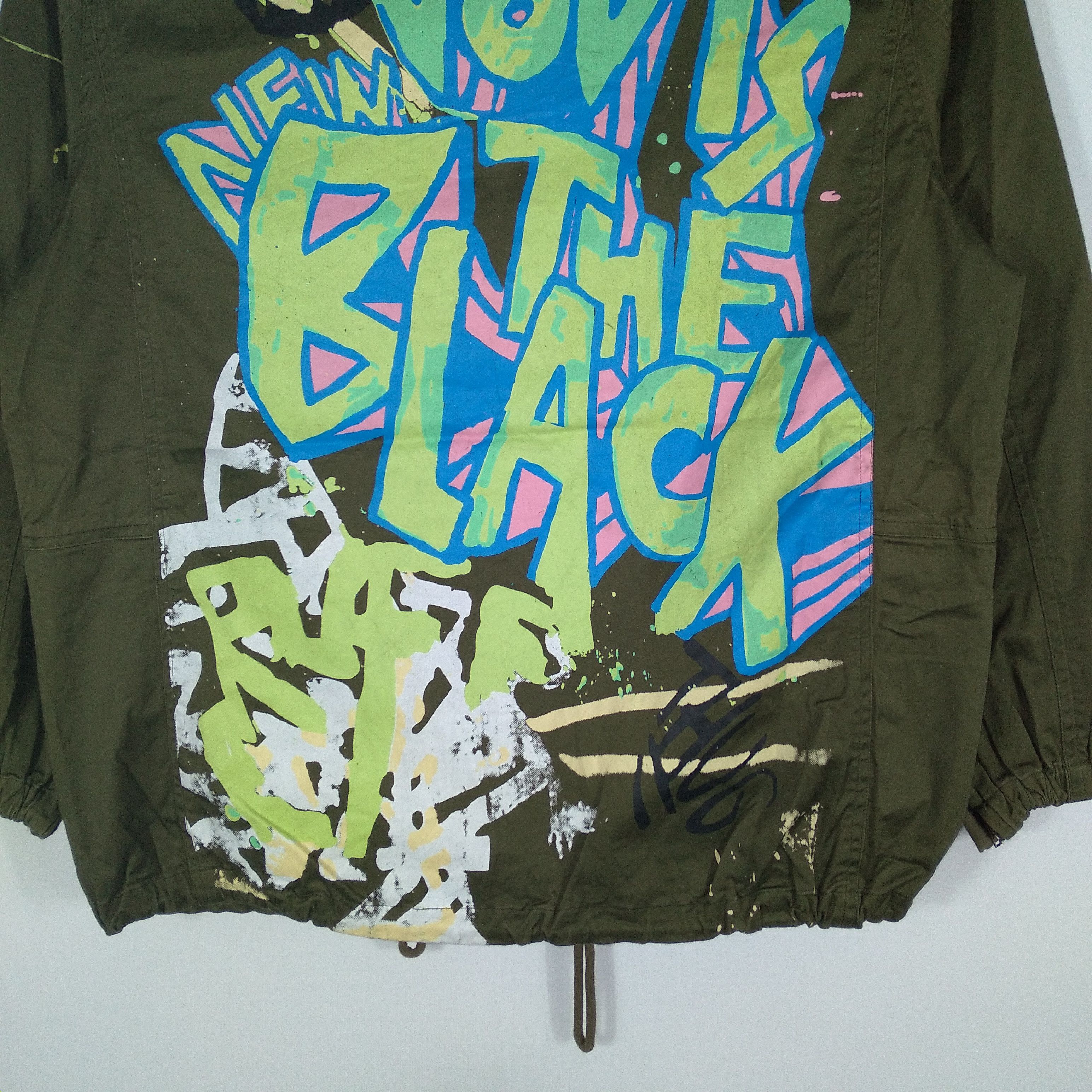 Jil Stuart Jill By Jill Stuart Splash Mural Painting Military Jacket Size US M / EU 48-50 / 2 - 3 Thumbnail