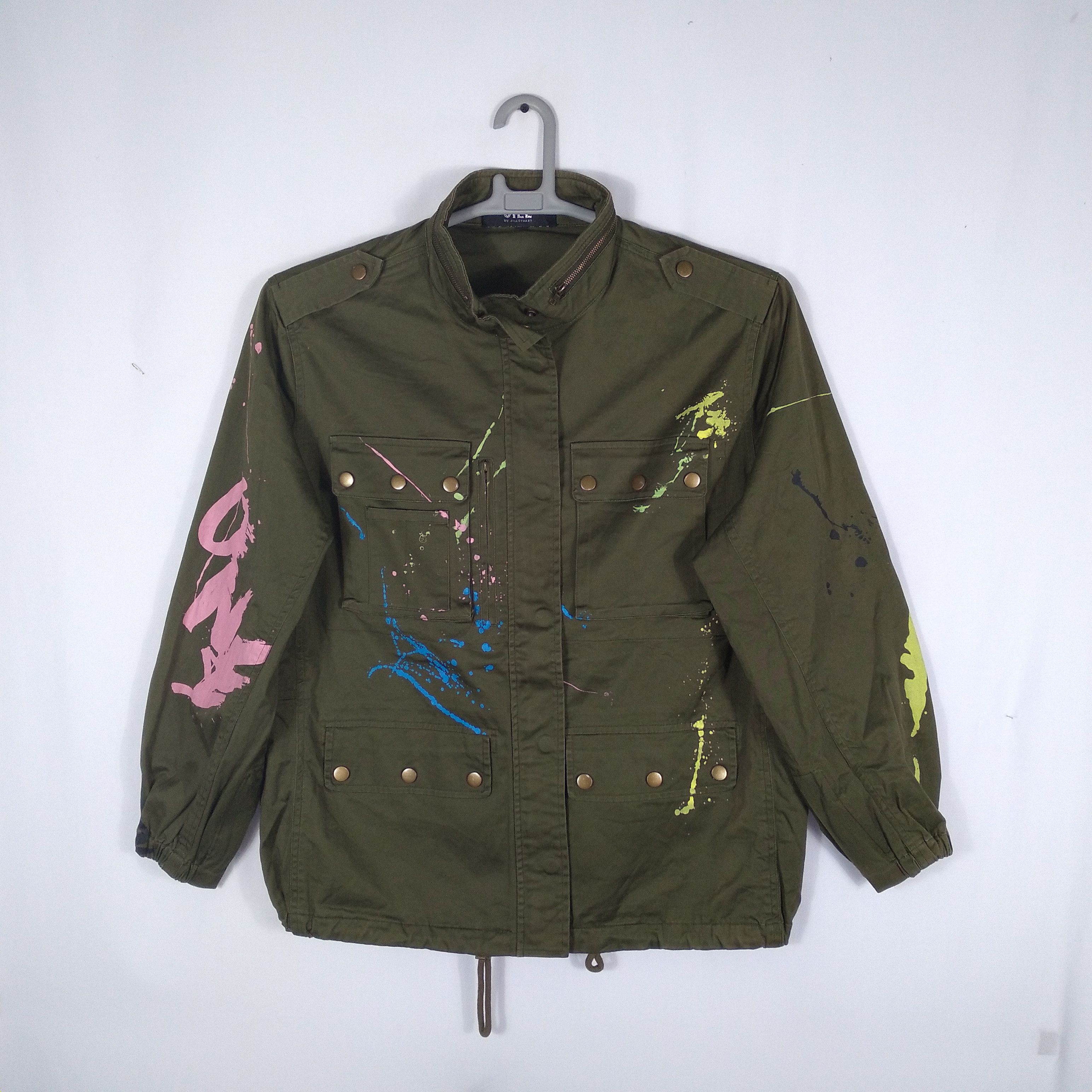 Jil Stuart Jill By Jill Stuart Splash Mural Painting Military Jacket Size US M / EU 48-50 / 2 - 6 Thumbnail