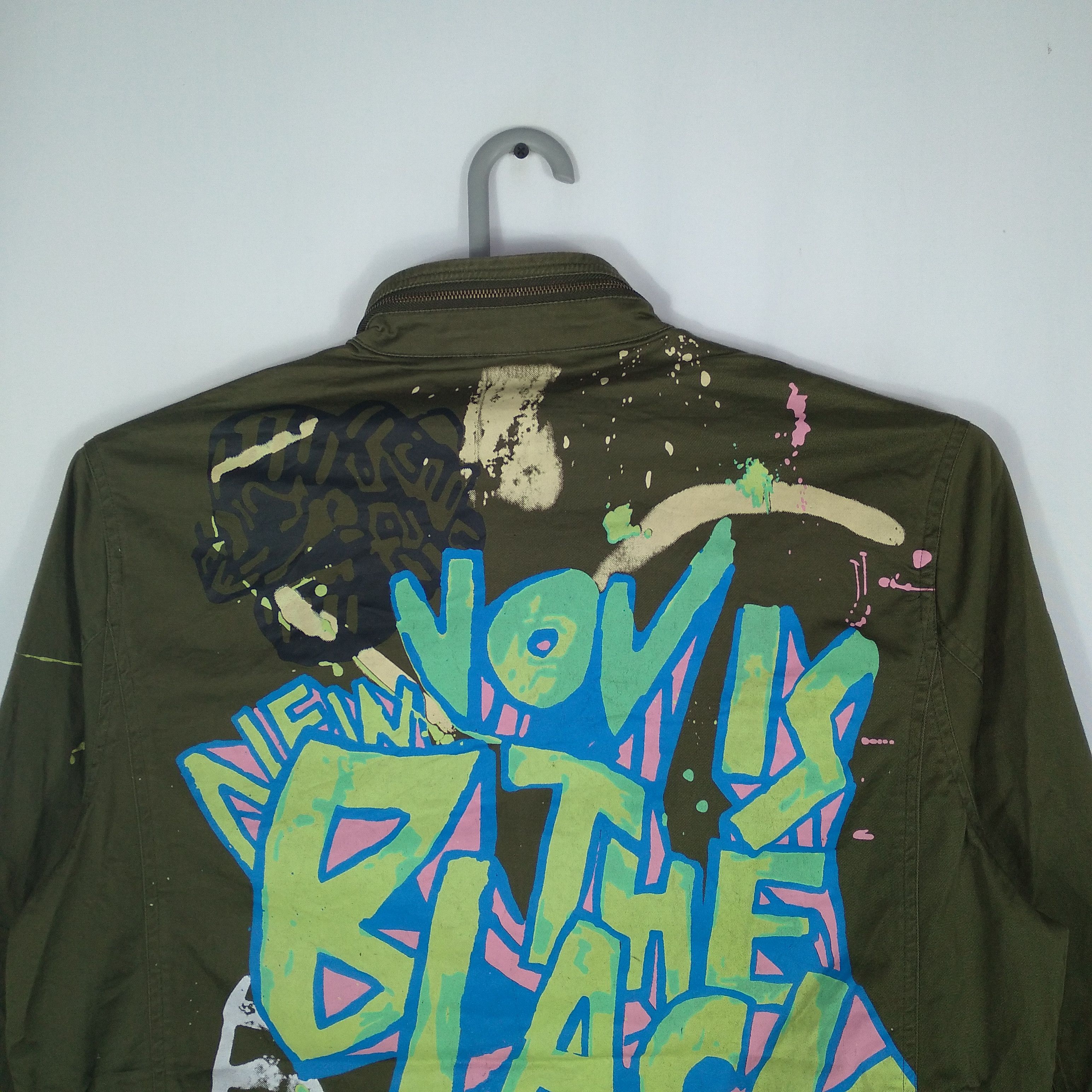Jil Stuart Jill By Jill Stuart Splash Mural Painting Military Jacket Size US M / EU 48-50 / 2 - 2 Thumbnail