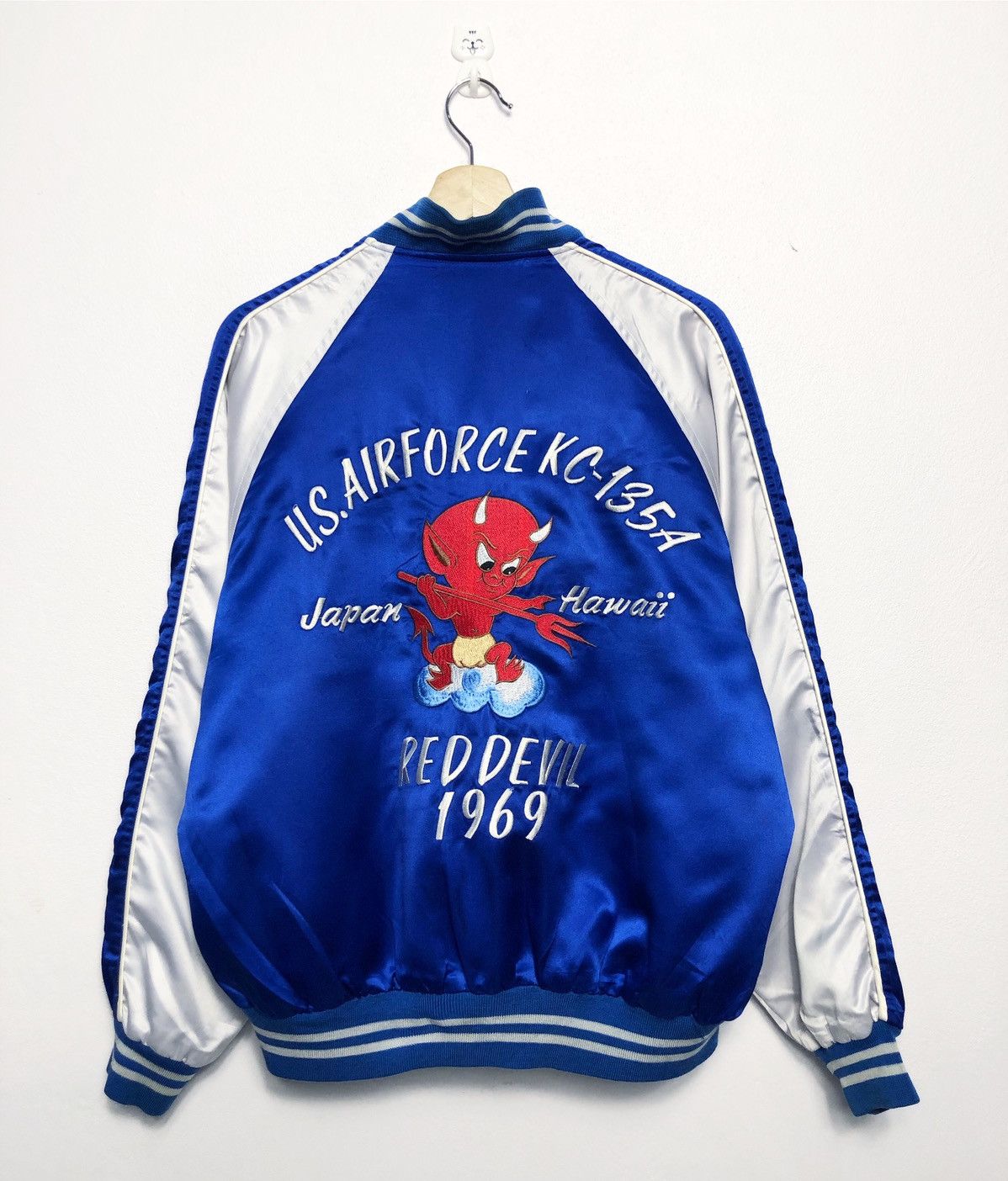 Tedman Vintage Tedman US Airforce KC 135A Red Devil Sukajan Jacket Size US L / EU 52-54 / 3 - 1 Thumbnail