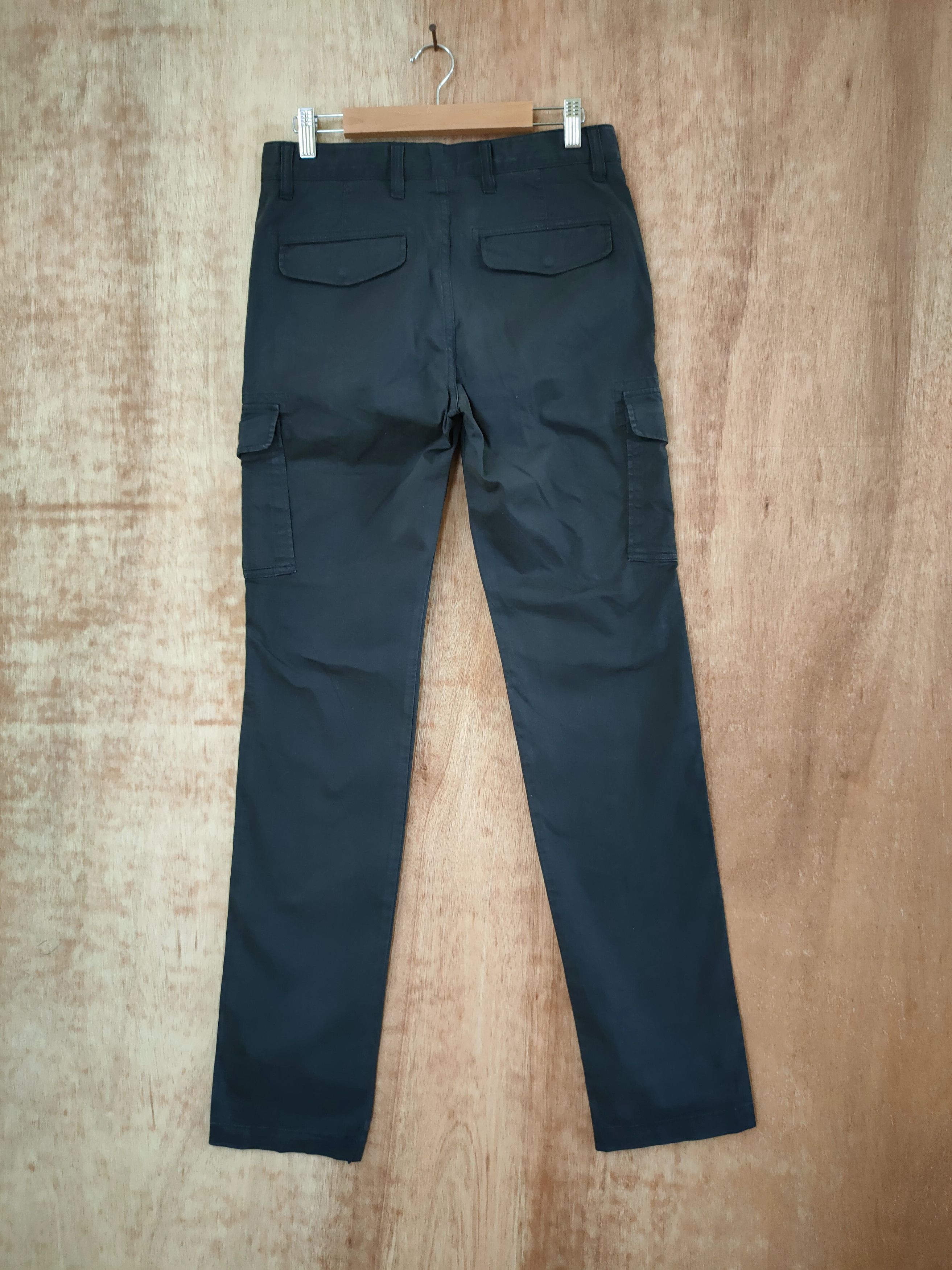 Japanese Brand DLL Japan tactical black multi pocket cargo pants #860 Size US 29 - 5 Thumbnail