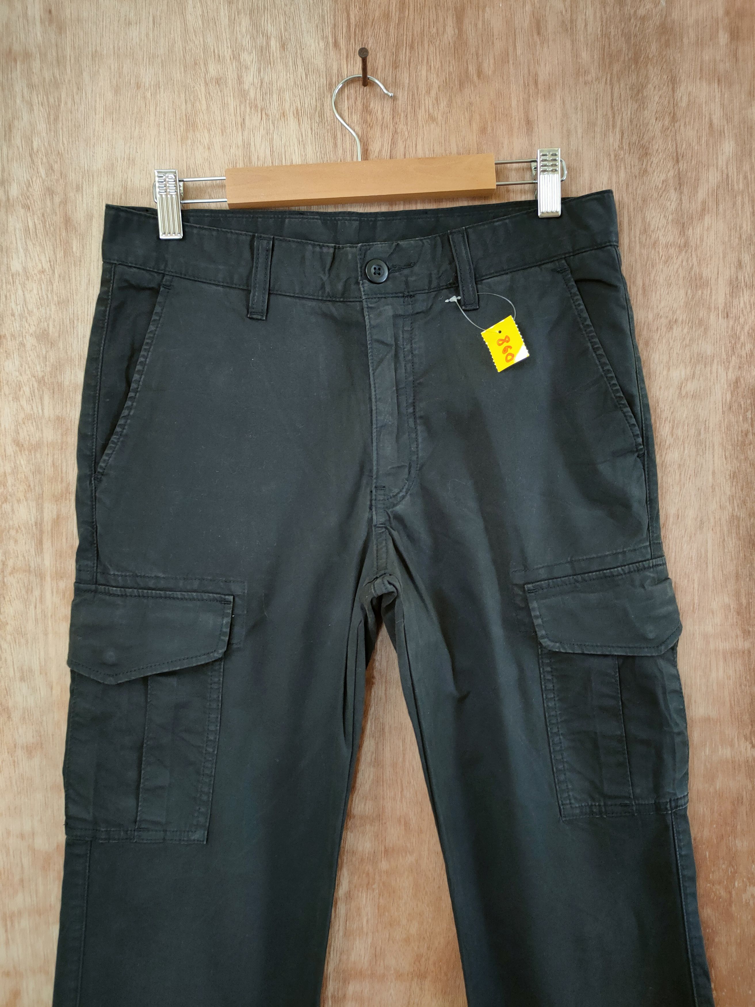 Japanese Brand DLL Japan tactical black multi pocket cargo pants #860 Size US 29 - 3 Thumbnail