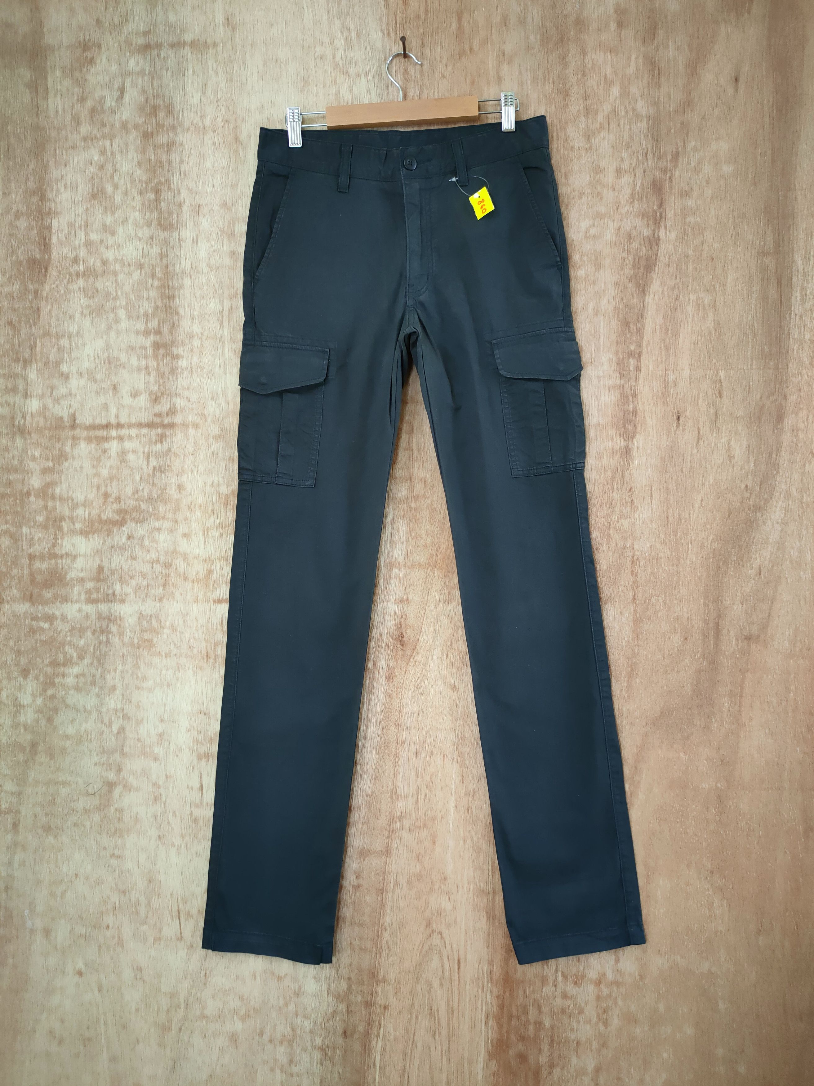 Japanese Brand DLL Japan tactical black multi pocket cargo pants #860 Size US 29 - 1 Thumbnail
