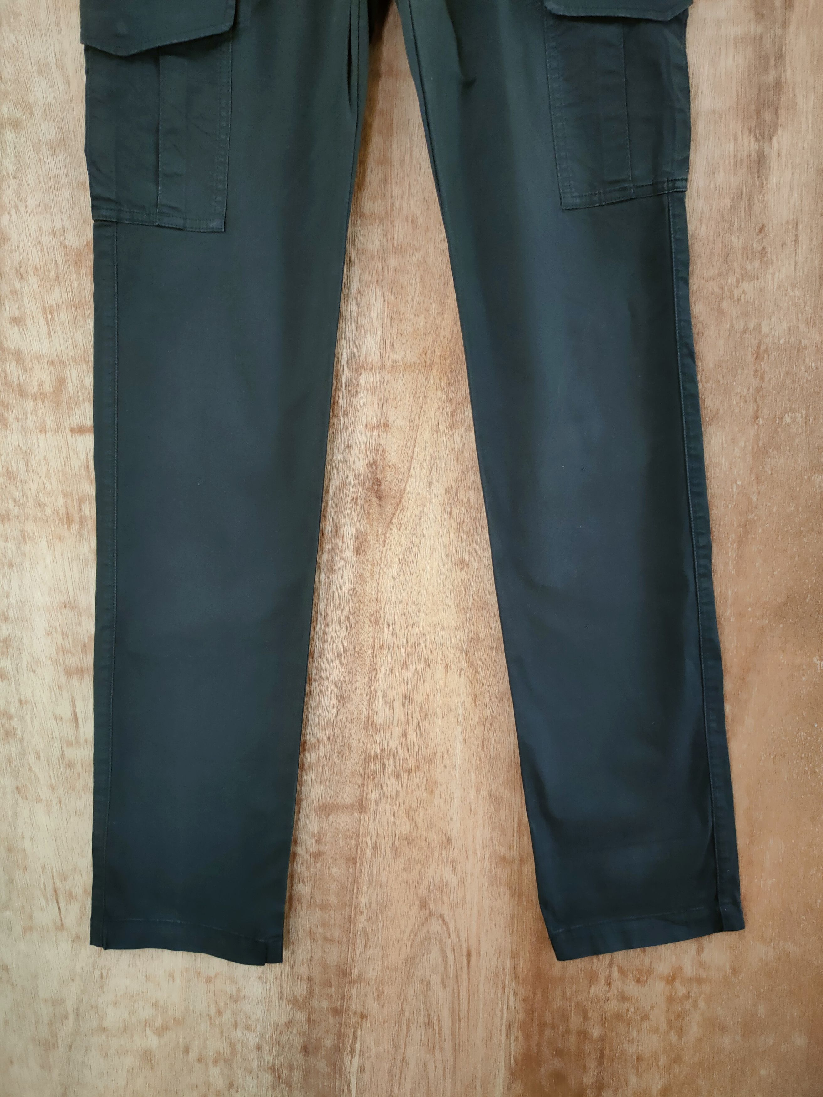 Japanese Brand DLL Japan tactical black multi pocket cargo pants #860 Size US 29 - 2 Thumbnail