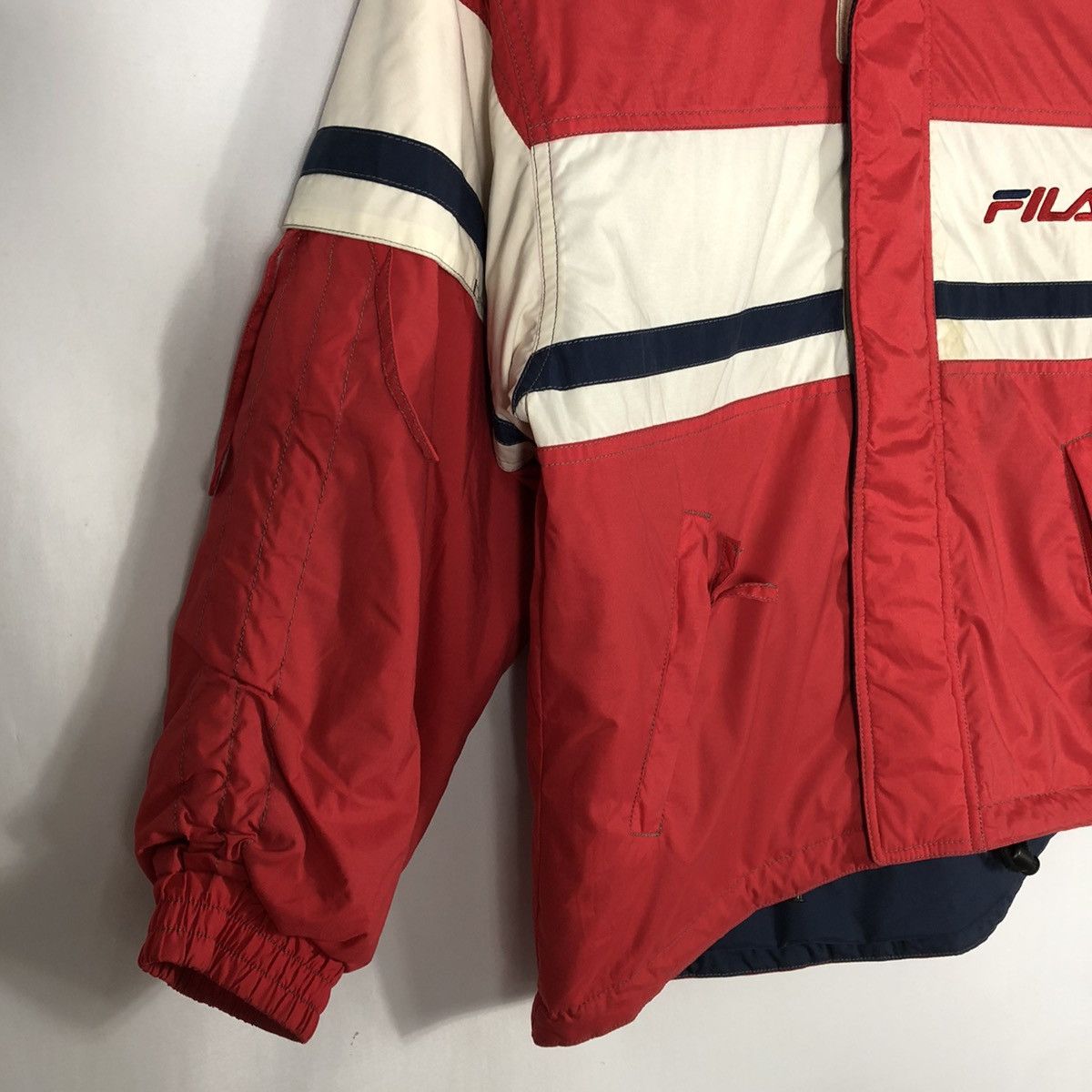 Fila Rare Vintage FILA Tricolour Outdoor Winter Jacket Size US S / EU 44-46 / 1 - 9 Thumbnail