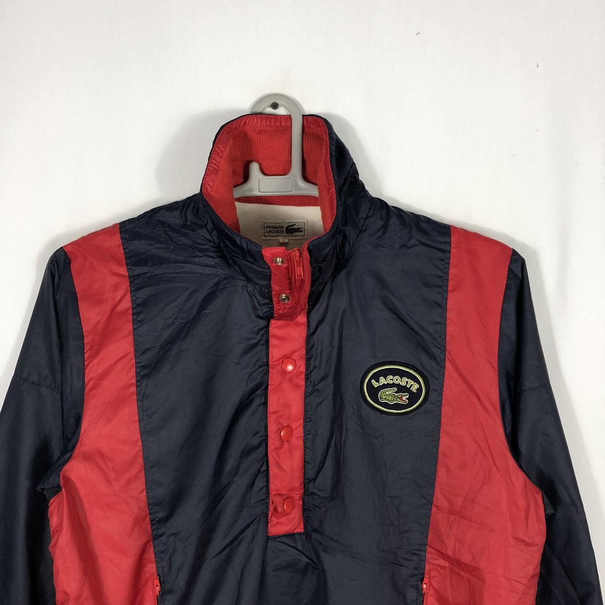 Japanese Brand × Lacoste × Vintage Vintage Lacoste Half Zipper Buttons Outdoor Winter Jacket Size US M / EU 48-50 / 2 - 2 Thumbnail