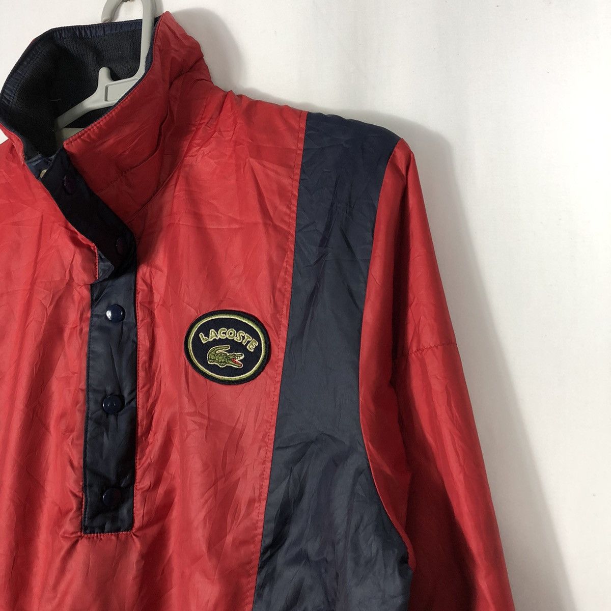 Japanese Brand × Lacoste × Vintage Vintage Lacoste Half Zipper Buttons Outdoor Winter Jacket Size US L / EU 52-54 / 3 - 6 Thumbnail
