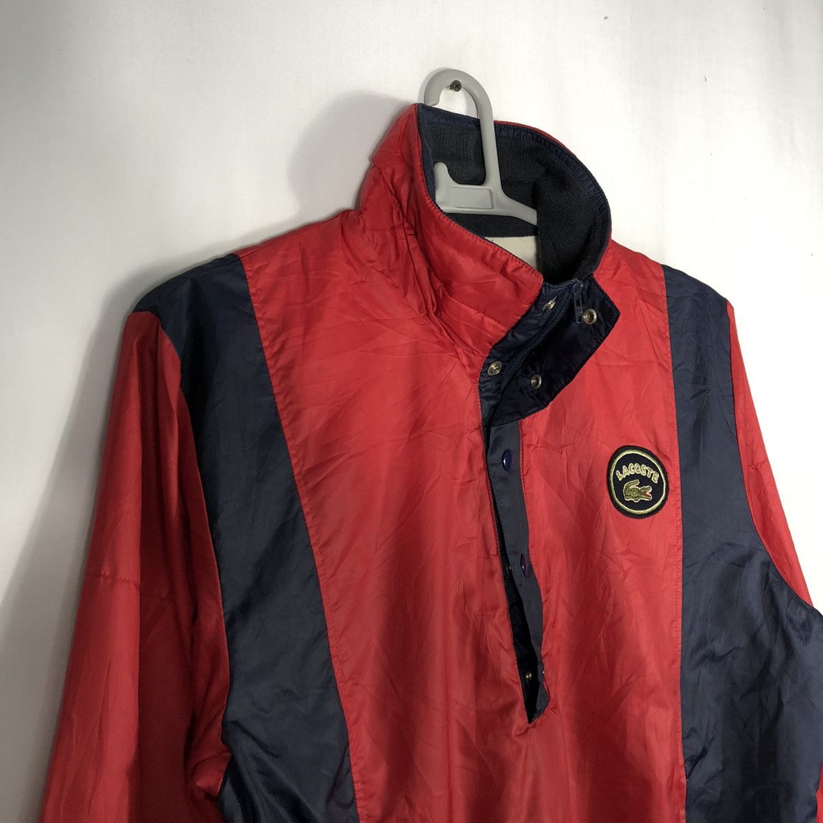 Japanese Brand × Lacoste × Vintage Vintage Lacoste Half Zipper Buttons Outdoor Winter Jacket Size US L / EU 52-54 / 3 - 8 Thumbnail
