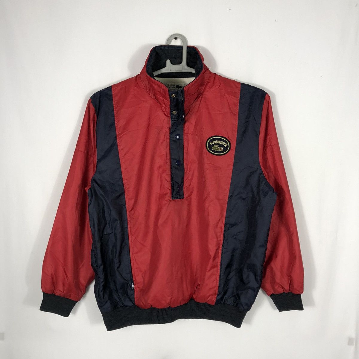 Japanese Brand × Lacoste × Vintage Vintage Lacoste Half Zipper Buttons Outdoor Winter Jacket Size US L / EU 52-54 / 3 - 1 Thumbnail