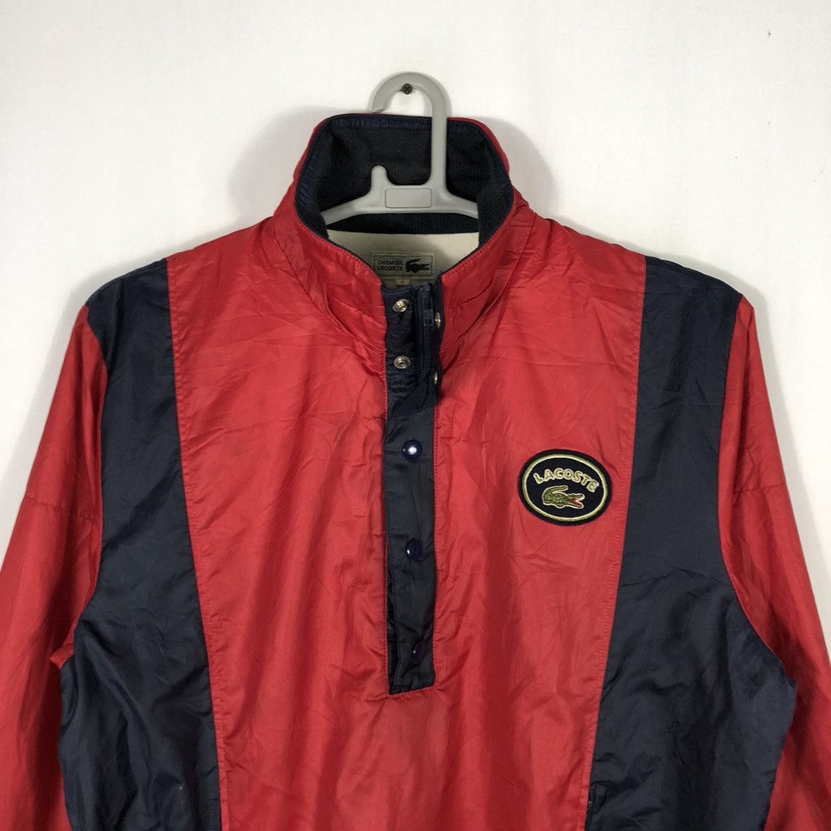 Japanese Brand × Lacoste × Vintage Vintage Lacoste Half Zipper Buttons Outdoor Winter Jacket Size US L / EU 52-54 / 3 - 2 Thumbnail