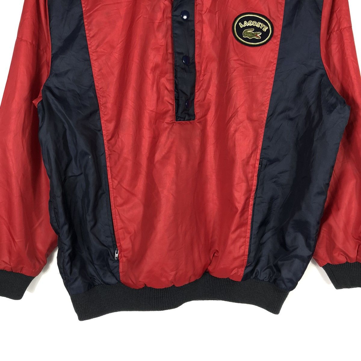 Japanese Brand × Lacoste × Vintage Vintage Lacoste Half Zipper Buttons Outdoor Winter Jacket Size US L / EU 52-54 / 3 - 3 Thumbnail