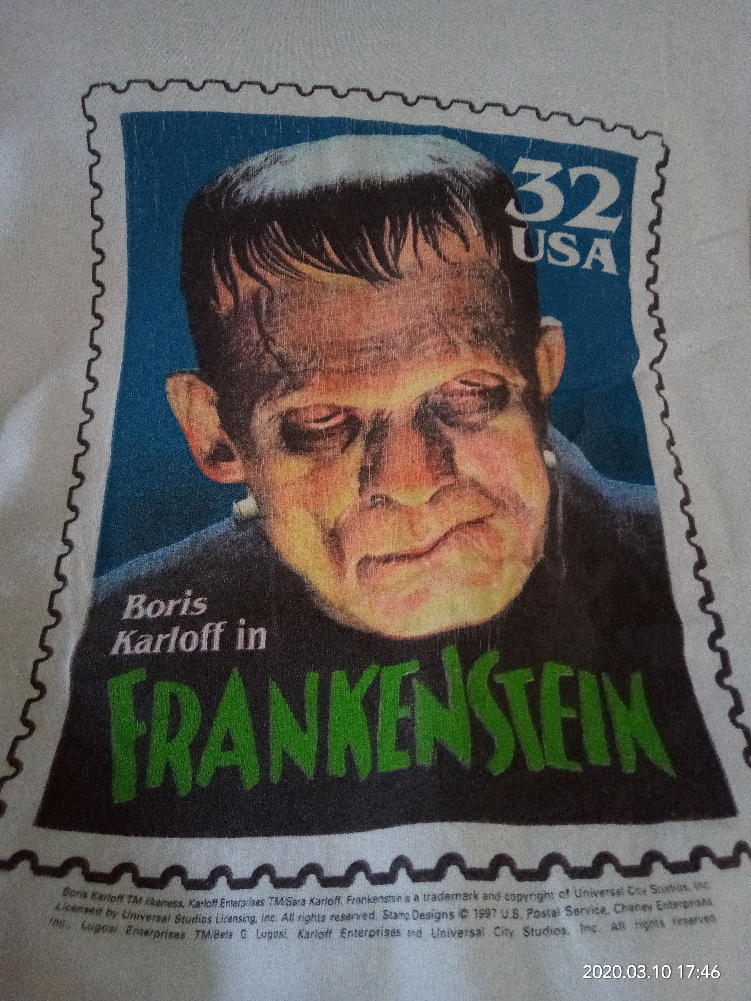 Universal Studios Vintage 90s Movie Frankenstein Adam Family Universal studio Size US M / EU 48-50 / 2 - 4 Thumbnail