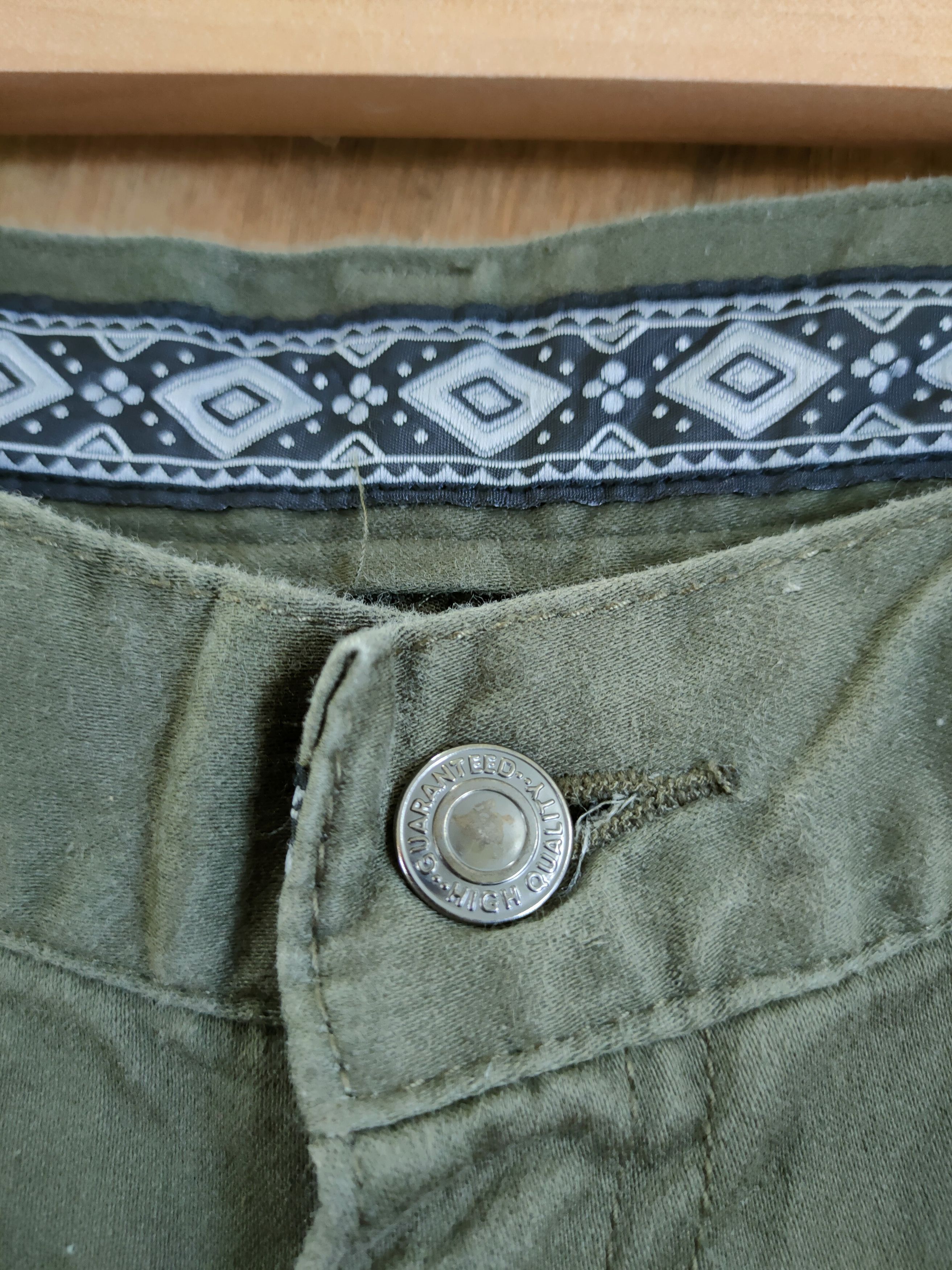 Japanese Brand Japan faded green multipocket tactical cargo pants #46-860 Size US 32 / EU 48 - 6 Thumbnail