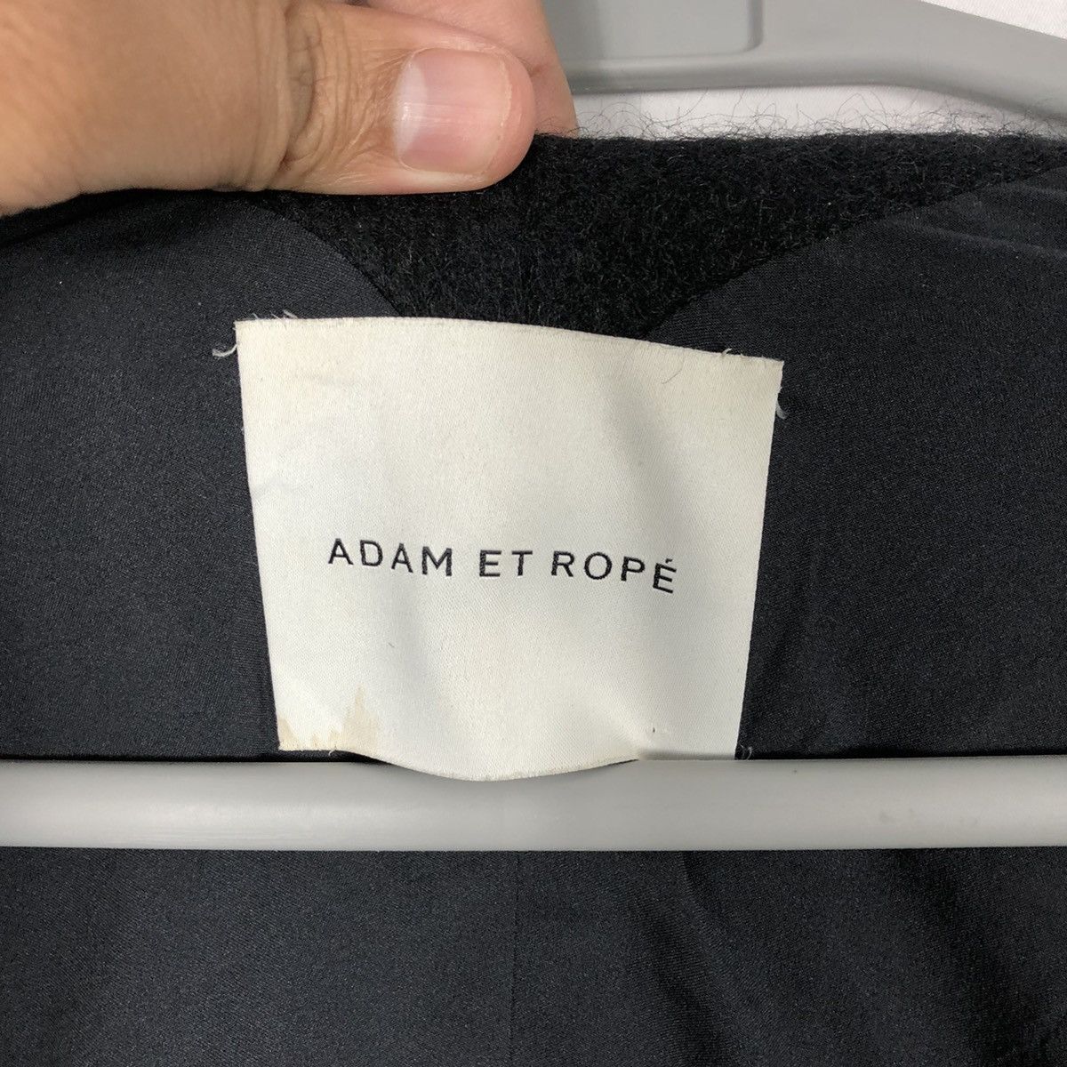 ADAM ET ROPE × Designer 🔥OG🔥Adam Et Rope Single Button Wool Mohair Heavy Long Coat Size US L / EU 52-54 / 3 - 14 Thumbnail