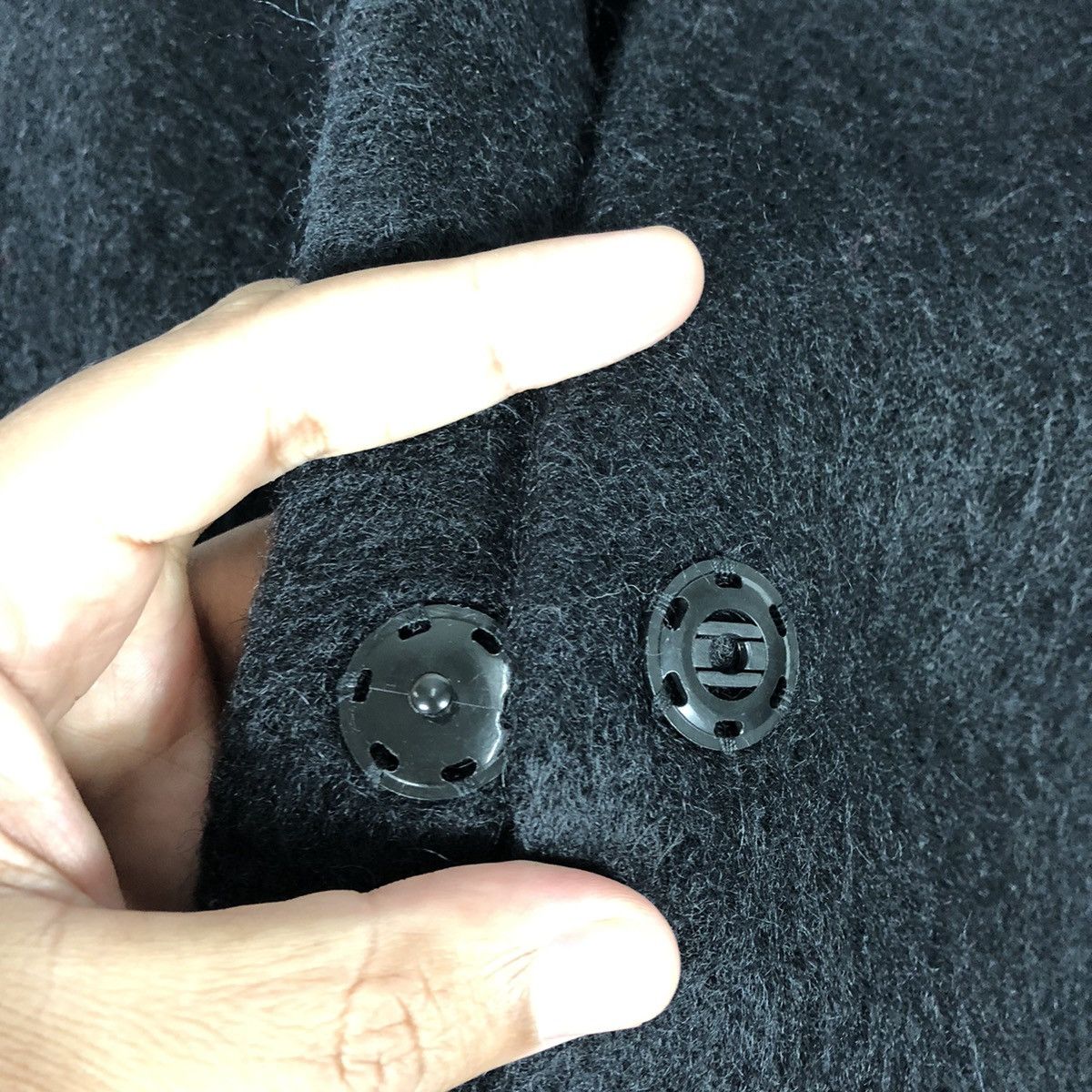 ADAM ET ROPE × Designer 🔥OG🔥Adam Et Rope Single Button Wool Mohair Heavy Long Coat Size US L / EU 52-54 / 3 - 9 Thumbnail