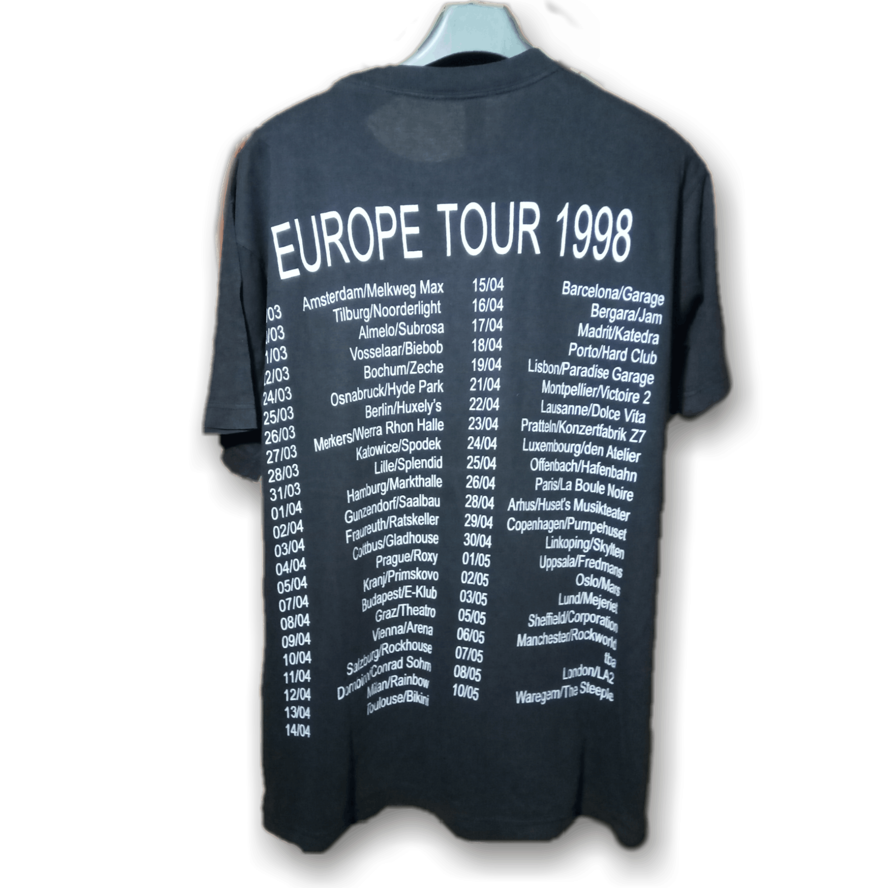 Band Tees Vintage 90s Vader Black to blind Europe Tour 1998 Size US L / EU 52-54 / 3 - 2 Thumbnail