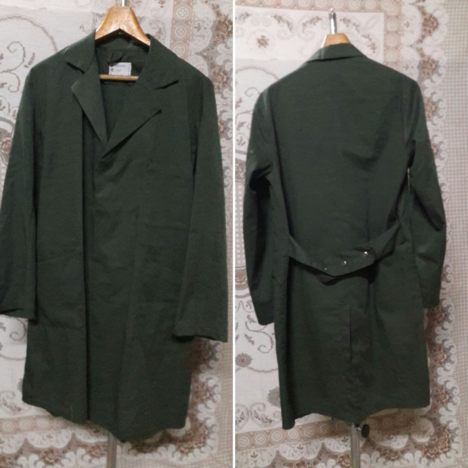 Vintage 70s Vtg ABL Cotanyl Europe Military Mechanic Trench coat Size US M / EU 48-50 / 2 - 1 Thumbnail