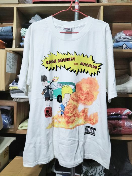 Vintage Vintage 90s Rage Against The Machine Beavis Butthead metal