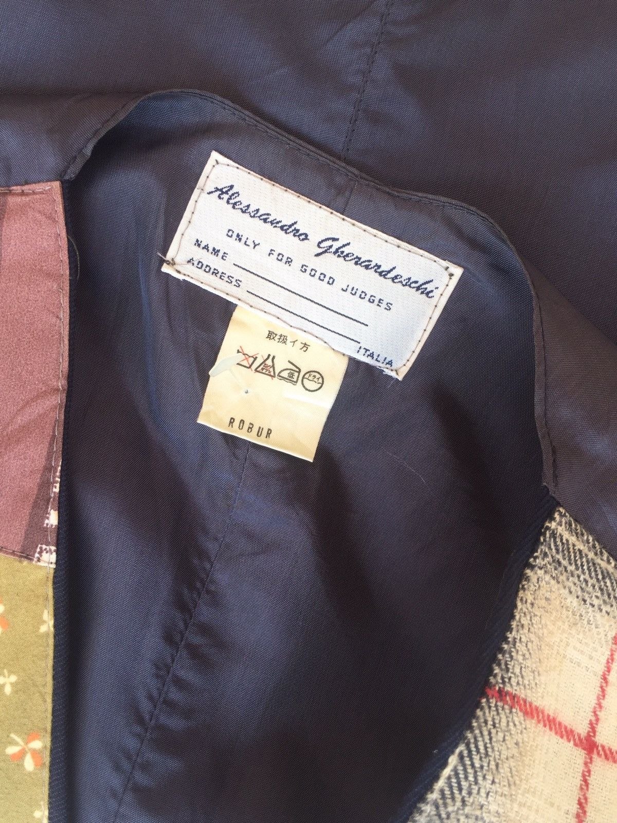 Vintage ALESSANDRO GHERARDISCHI PATCHWORK TRACEY VEST Size US S / EU 44-46 / 1 - 6 Thumbnail