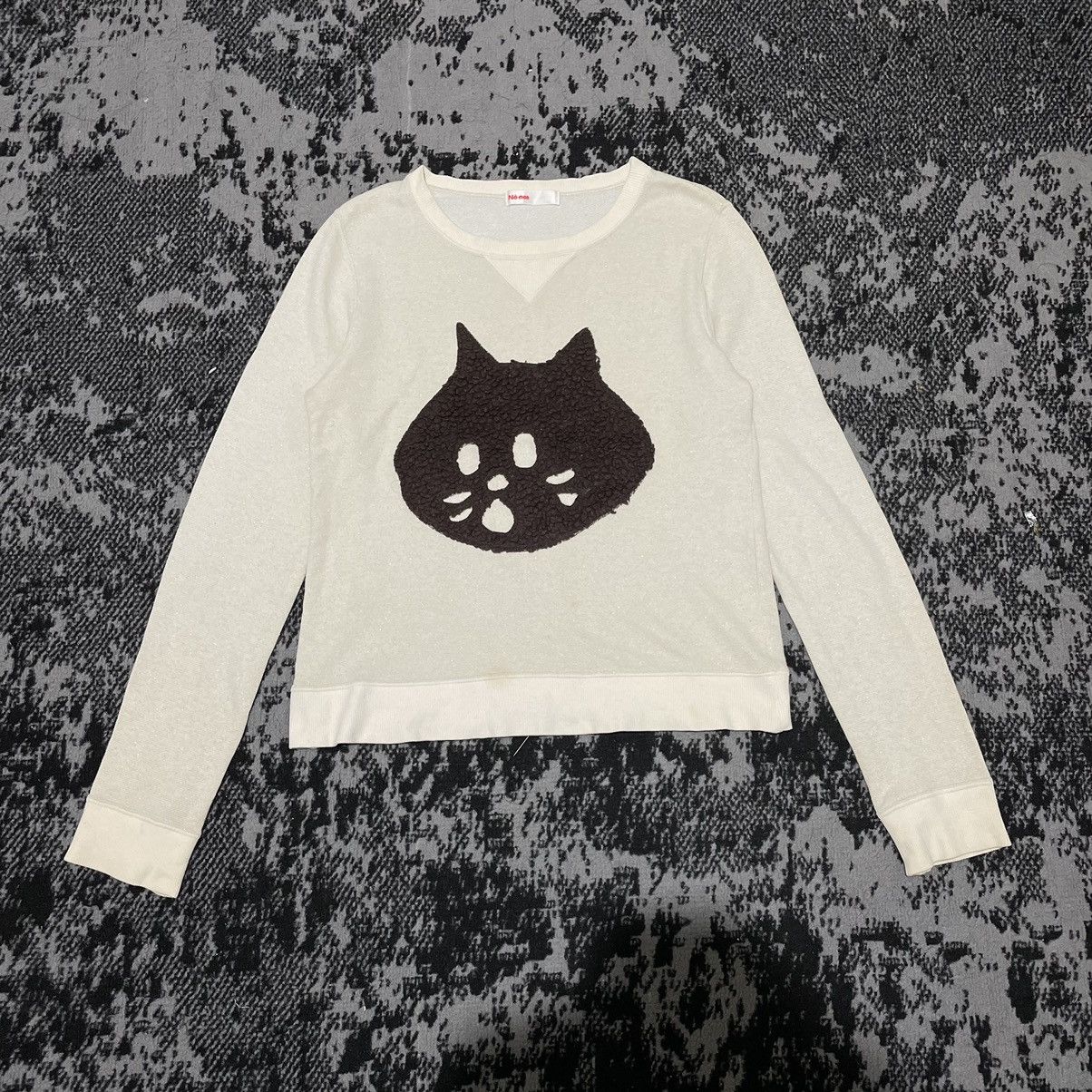 Issey Miyake Issey Miyake Ne-net Cat Big Logo Glitter Sweatershirt ...