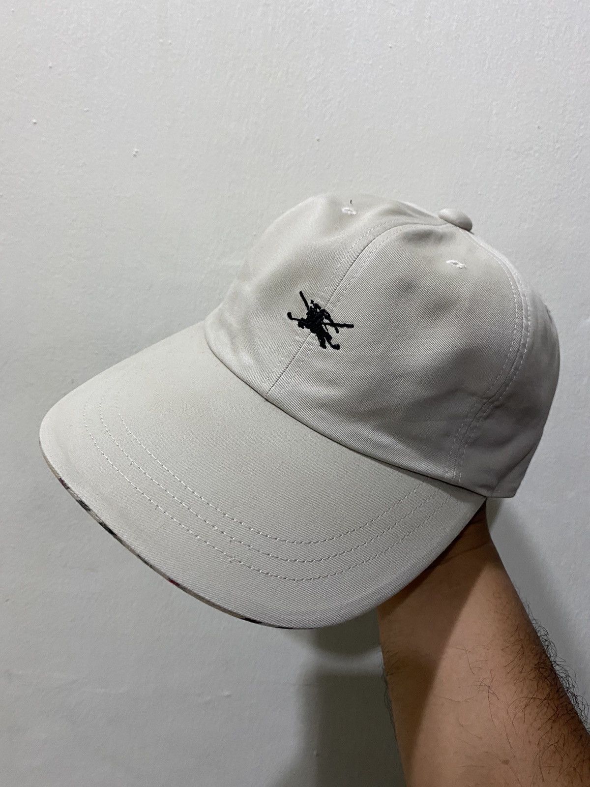 Burberry VTG Burberry Polo Hat Size ONE SIZE - 1 Thumbnail