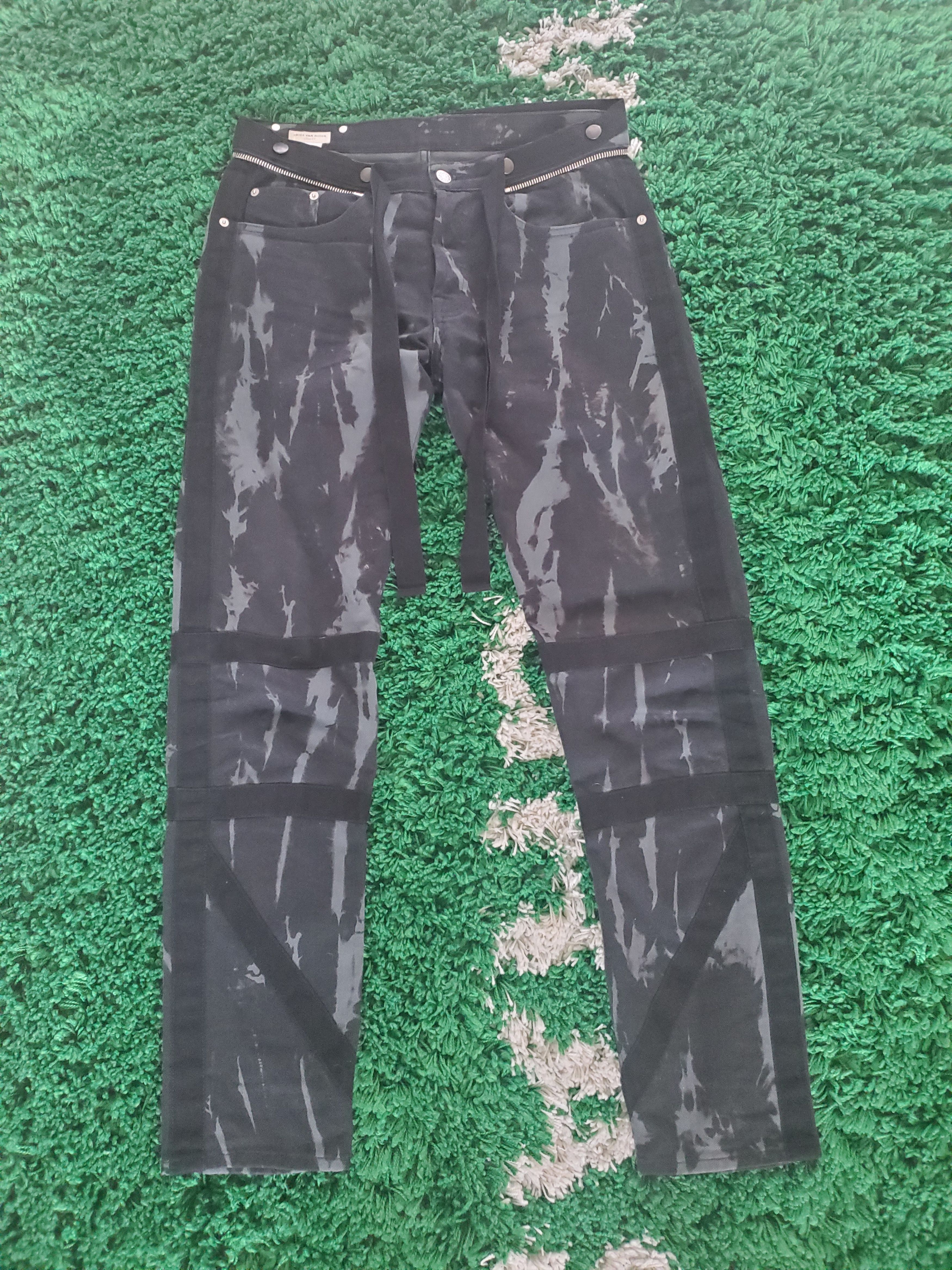 Dries Van Noten AW14 Tie Dye Bondage Jeans Size US 31 - 2 Thumbnail