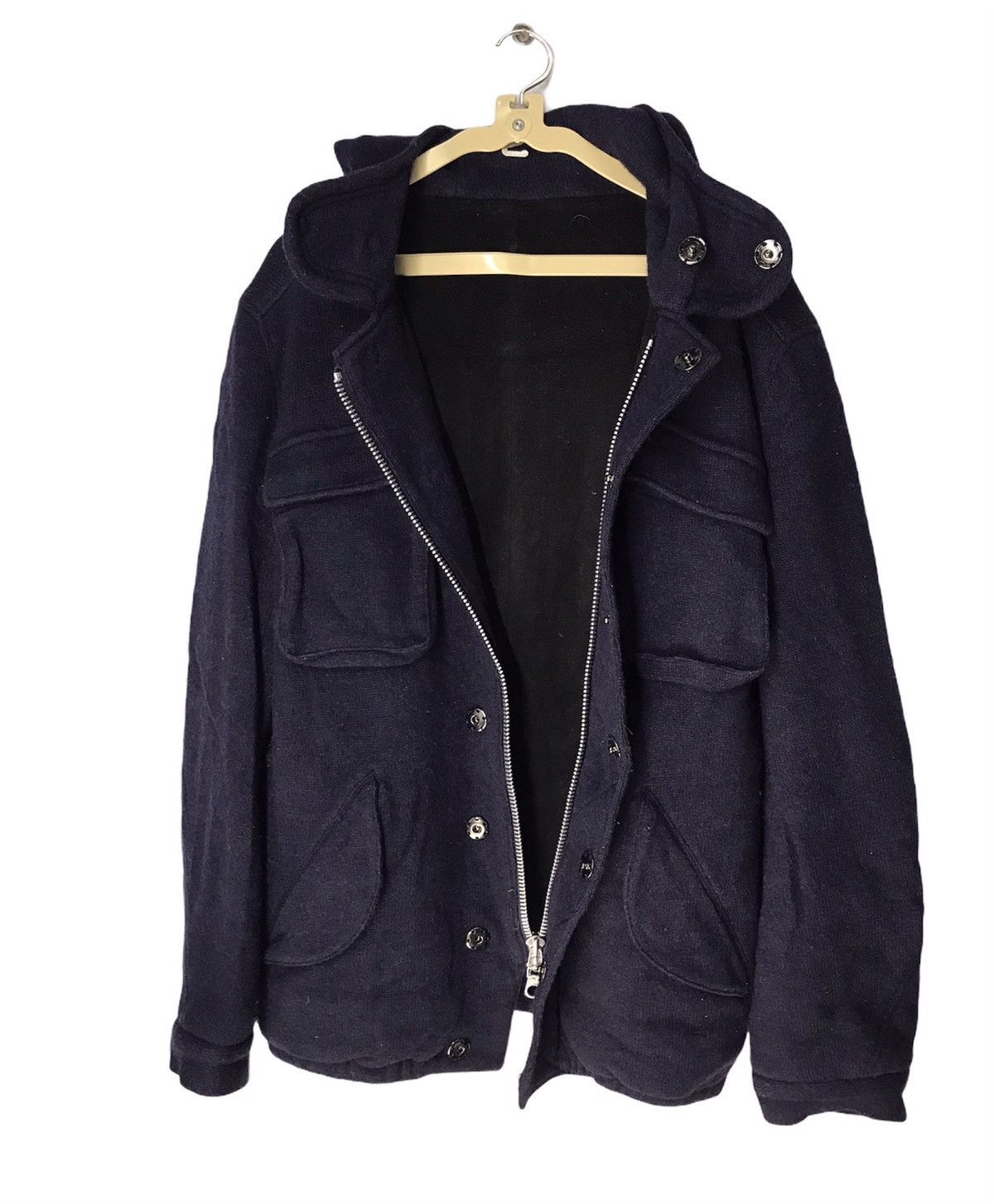 Japanese Brand × Tsumori Chisato × Vintage Tsumori chisato wool jacket with hoodie Size US M / EU 48-50 / 2 - 3 Thumbnail