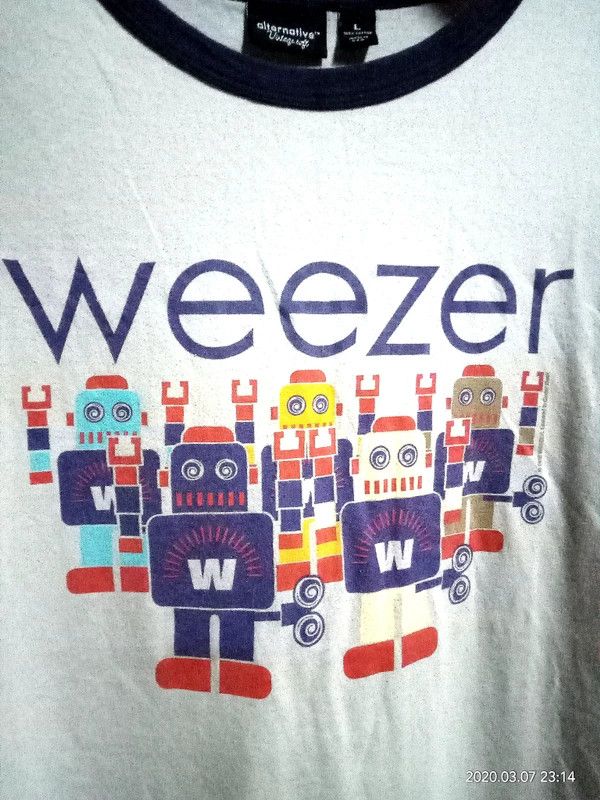 Band Tees Vintage Weezer Promo Album 2005 ringer Usa Size US XL / EU 56 / 4 - 3 Thumbnail