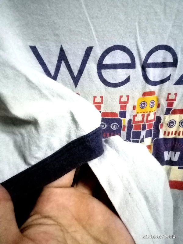 Band Tees Vintage Weezer Promo Album 2005 ringer Usa Size US XL / EU 56 / 4 - 4 Thumbnail