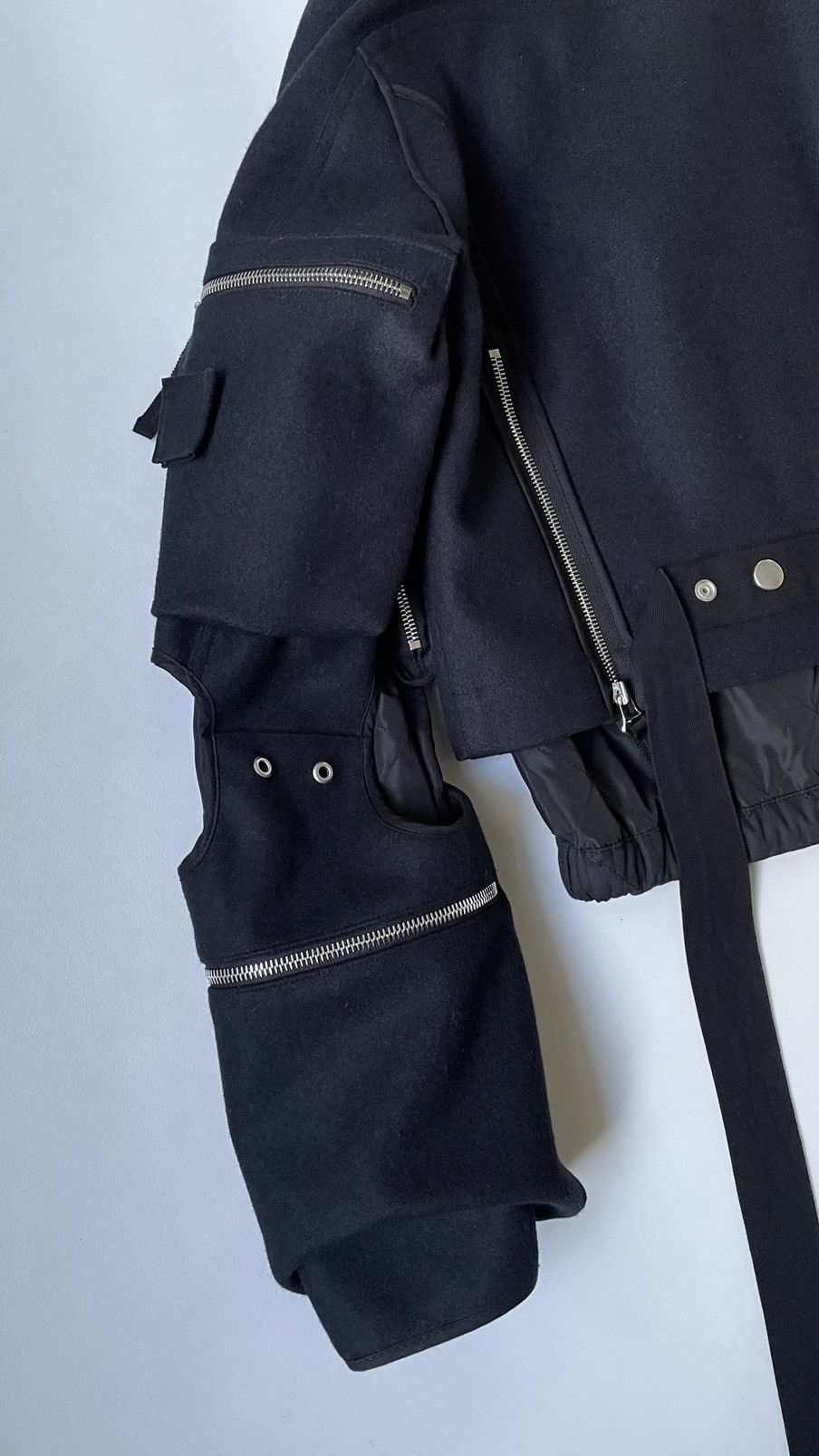 Dries Van Noten A/W 14 Back Zip Bondage Jacket Size S / US 4 / IT 40 - 17 Thumbnail