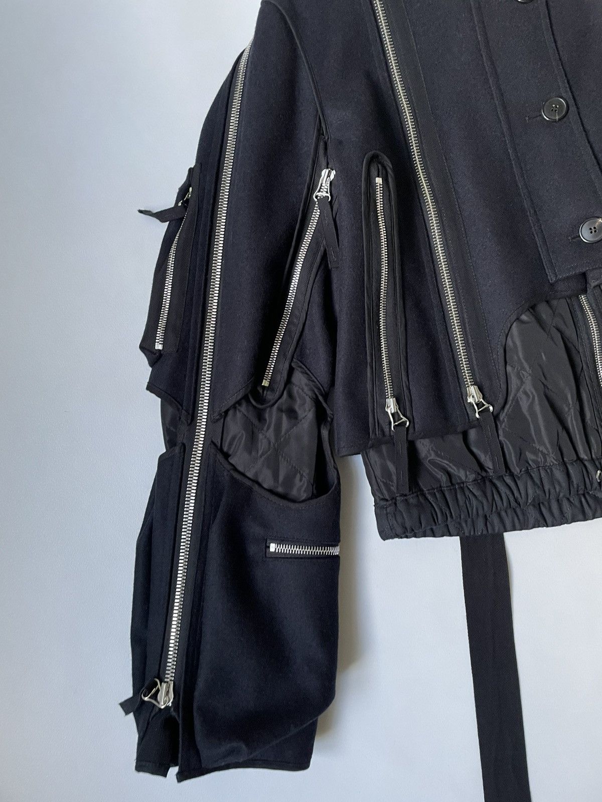 Dries Van Noten A/W 14 Back Zip Bondage Jacket Size S / US 4 / IT 40 - 5 Thumbnail