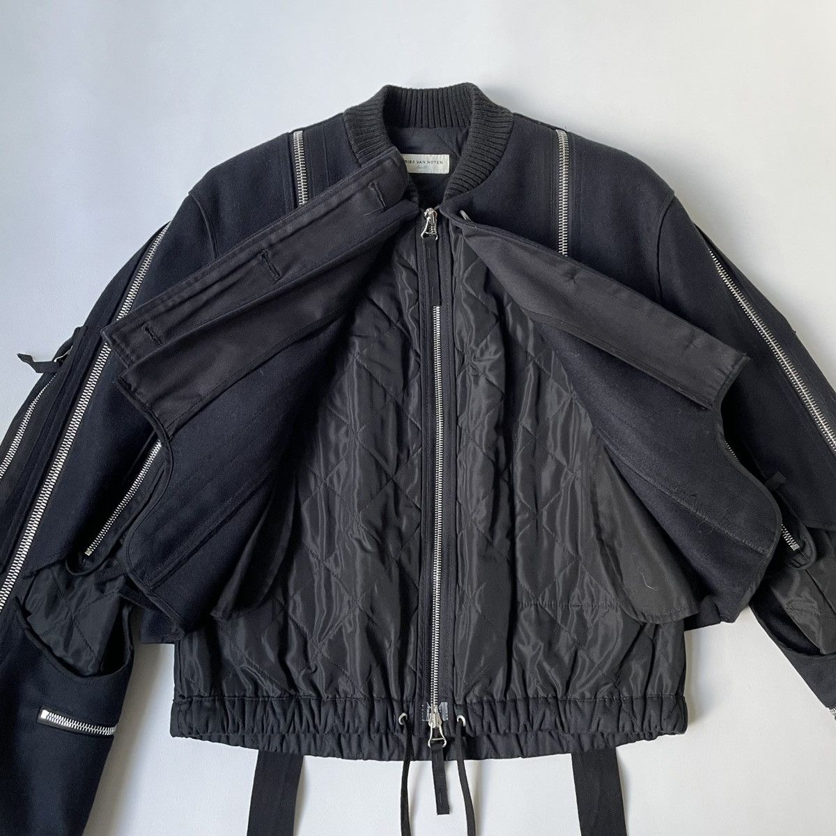 Dries Van Noten A/W 14 Back Zip Bondage Jacket Size S / US 4 / IT 40 - 9 Thumbnail