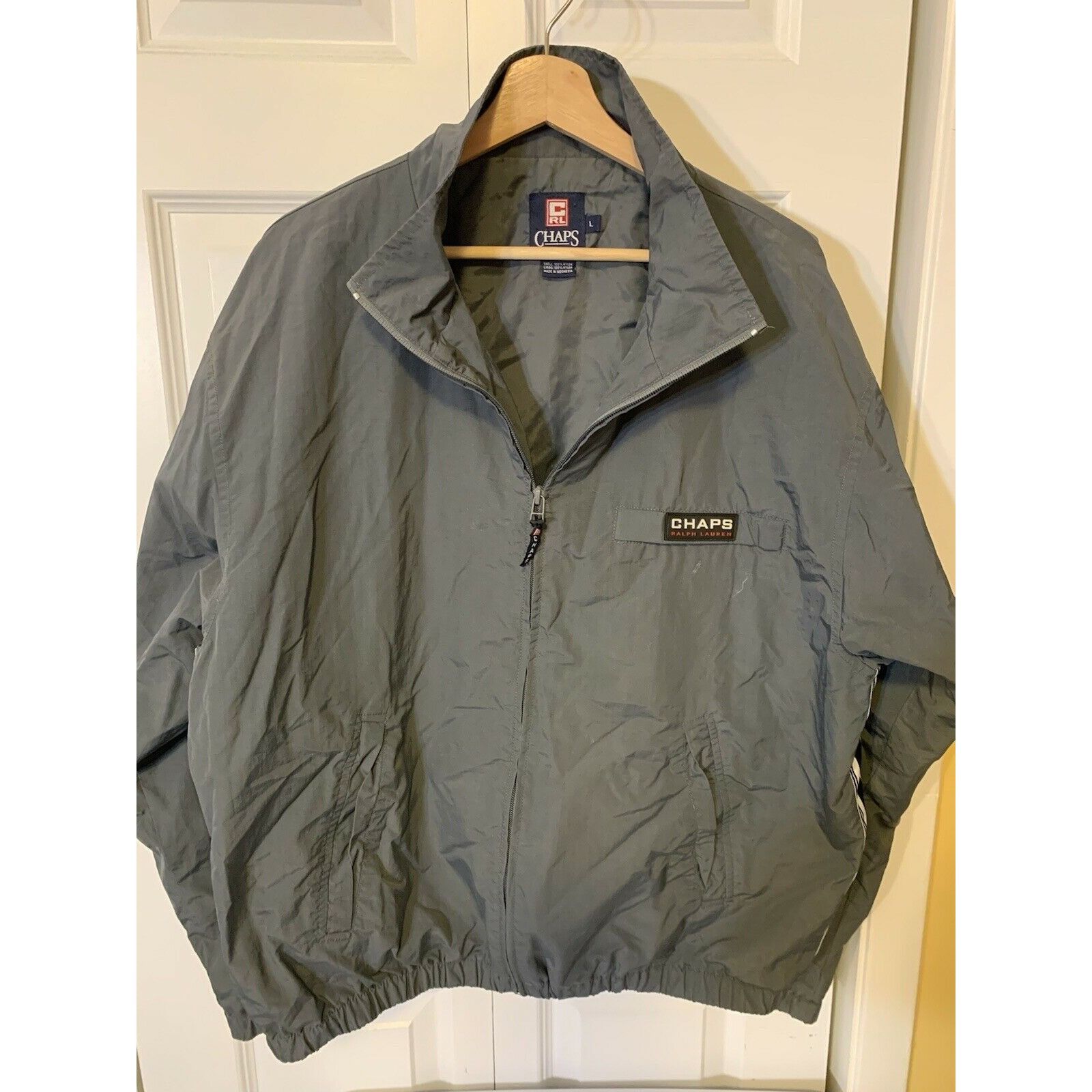 Lauren Ralph Lauren Vintage Chaps Ralph Lauren Men’s Sz L Windbreaker Jacket Gre Size US L / EU 52-54 / 3 - 7 Thumbnail