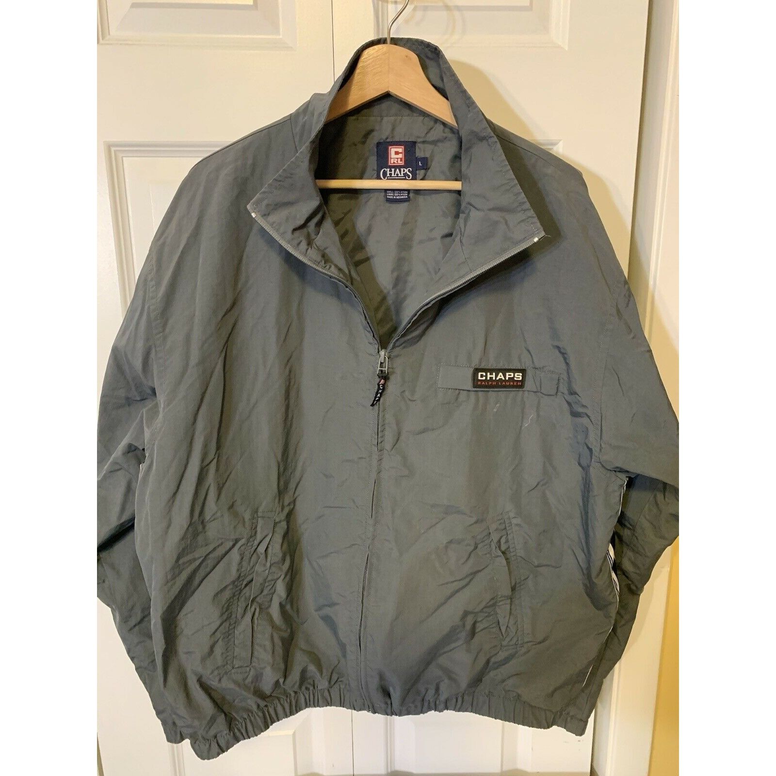 Lauren Ralph Lauren Vintage Chaps Ralph Lauren Men’s Sz L Windbreaker Jacket Gre Size US L / EU 52-54 / 3 - 8 Thumbnail