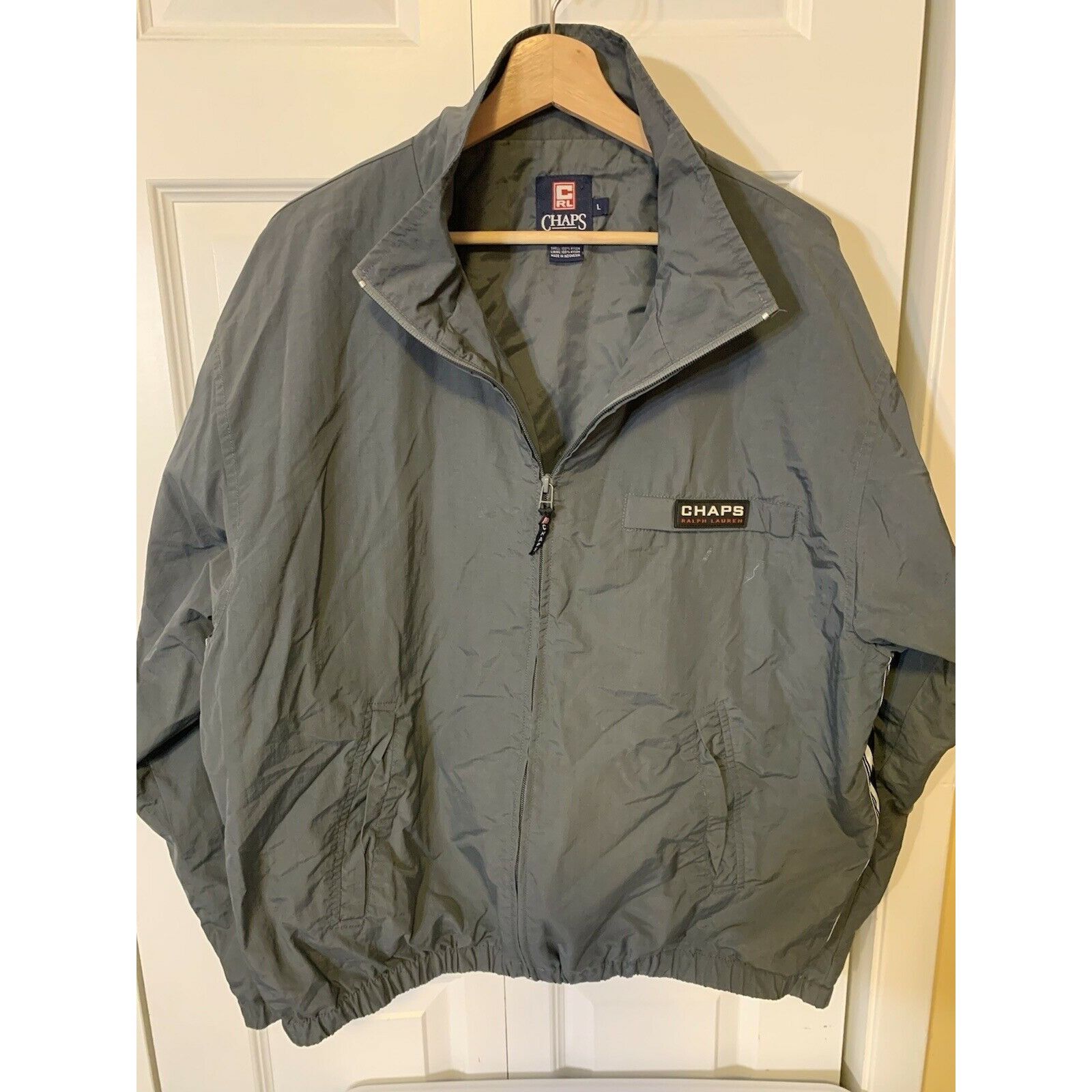 Lauren Ralph Lauren Vintage Chaps Ralph Lauren Men’s Sz L Windbreaker Jacket Gre Size US L / EU 52-54 / 3 - 5 Thumbnail