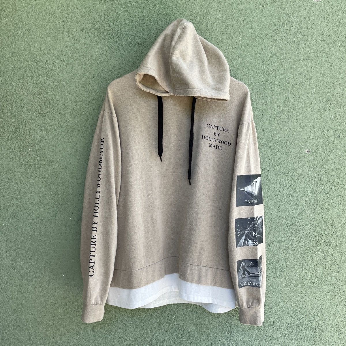 Japanese Brand Vintage Capture By Holywood Made Hooded Sweatshirts Sweater Size US L / EU 52-54 / 3 - 1 Thumbnail
