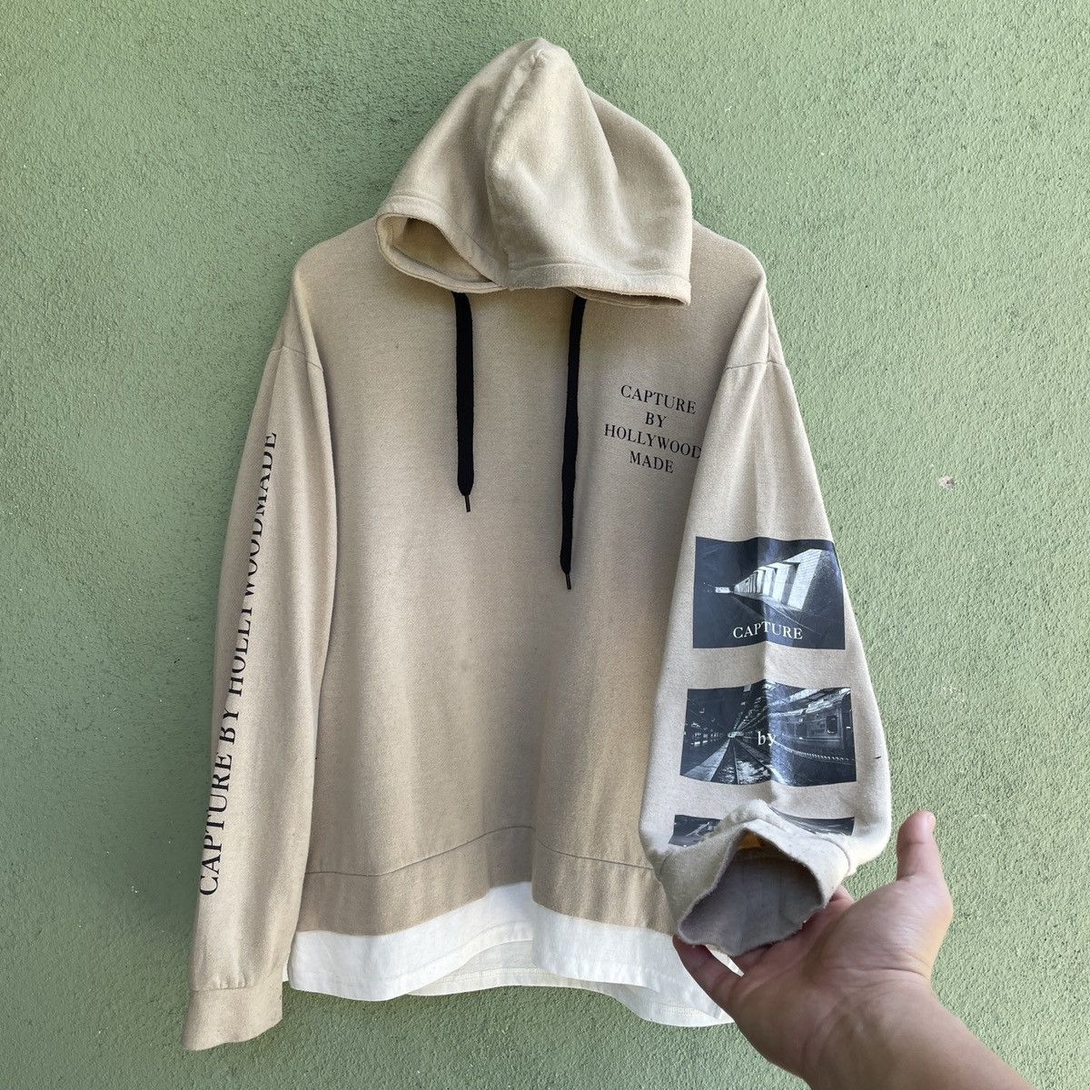 Japanese Brand Vintage Capture By Holywood Made Hooded Sweatshirts Sweater Size US L / EU 52-54 / 3 - 2 Thumbnail