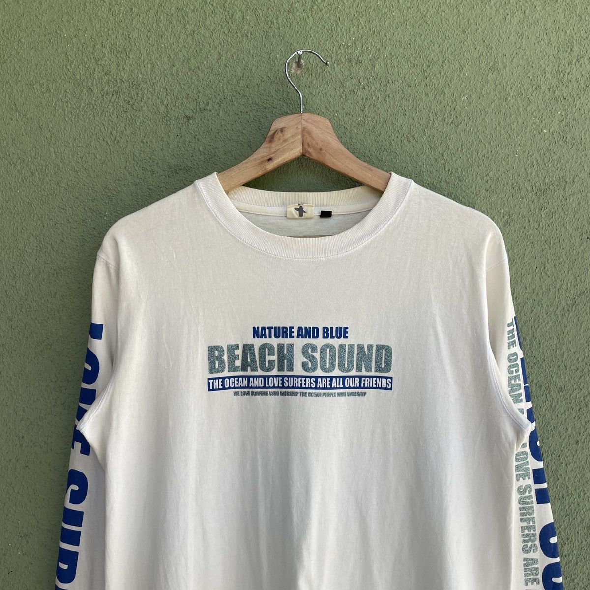 Vintage Vintage Beach Sound MultiLogo Full Print Long Sleeve Shirt Size US S / EU 44-46 / 1 - 3 Thumbnail