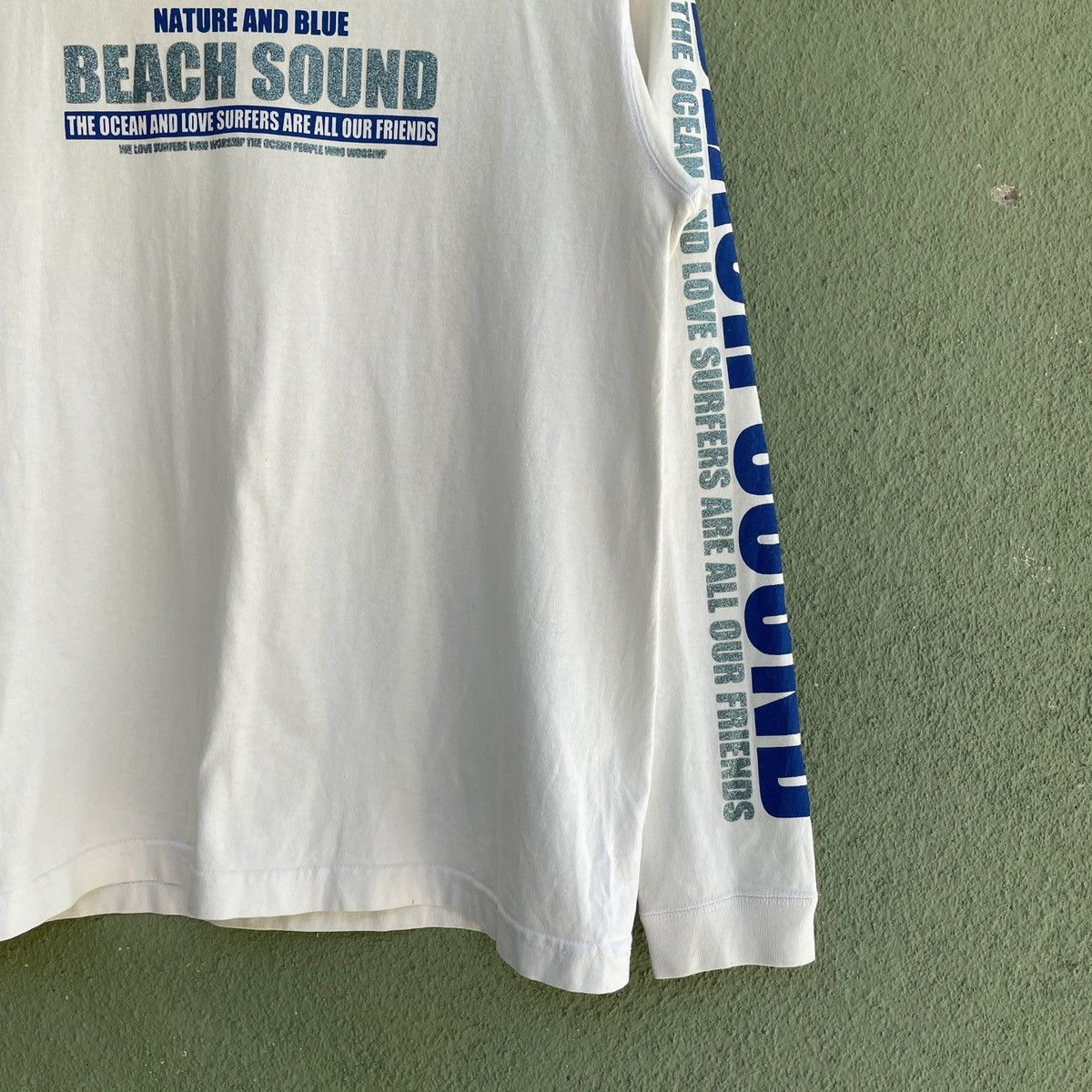 Vintage Vintage Beach Sound MultiLogo Full Print Long Sleeve Shirt Size US S / EU 44-46 / 1 - 5 Thumbnail