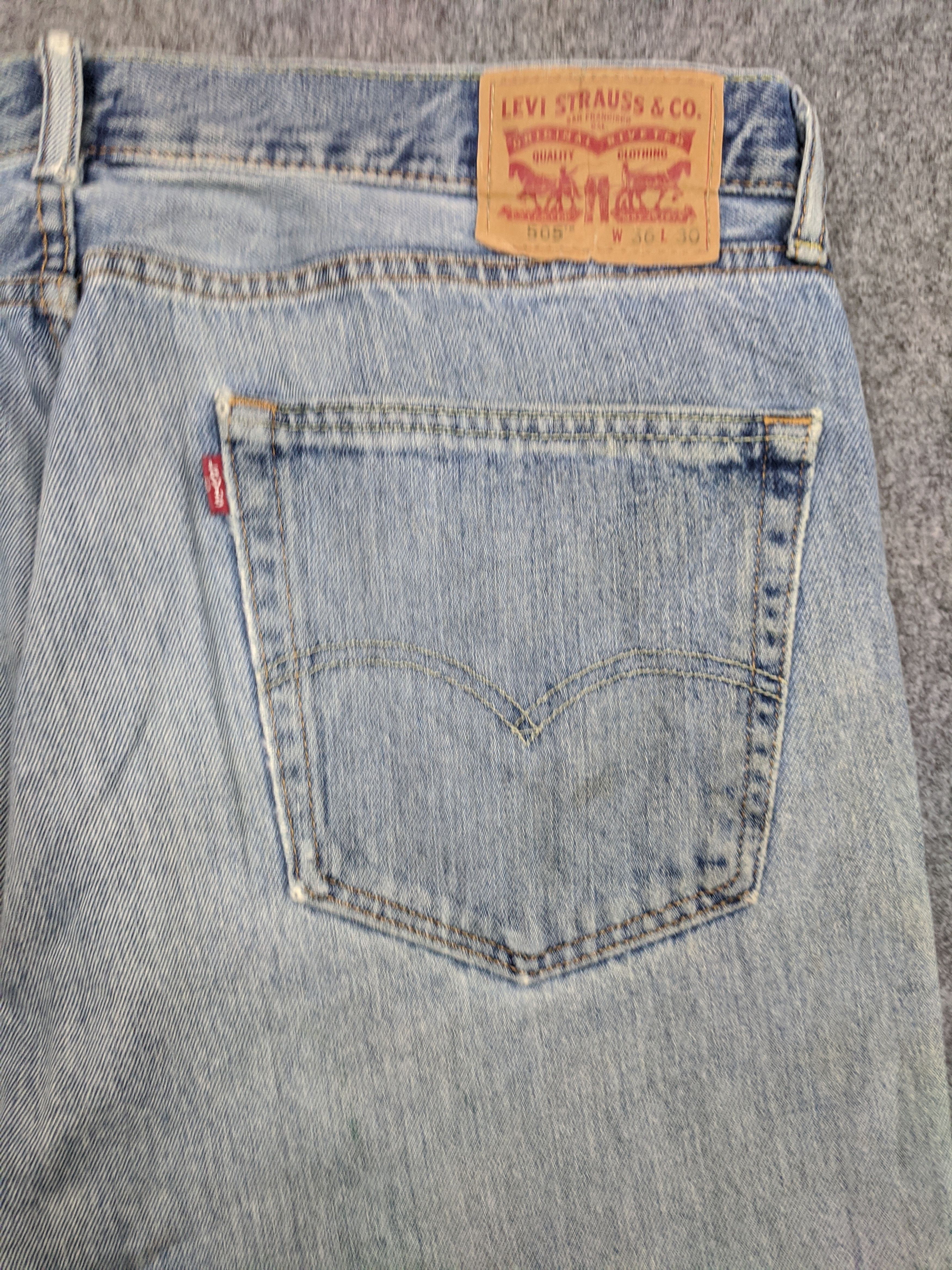 Levi's Vintage Levis 505 Lightwash Jeans DP0605 Size US 38 / EU 54 - 10 Thumbnail