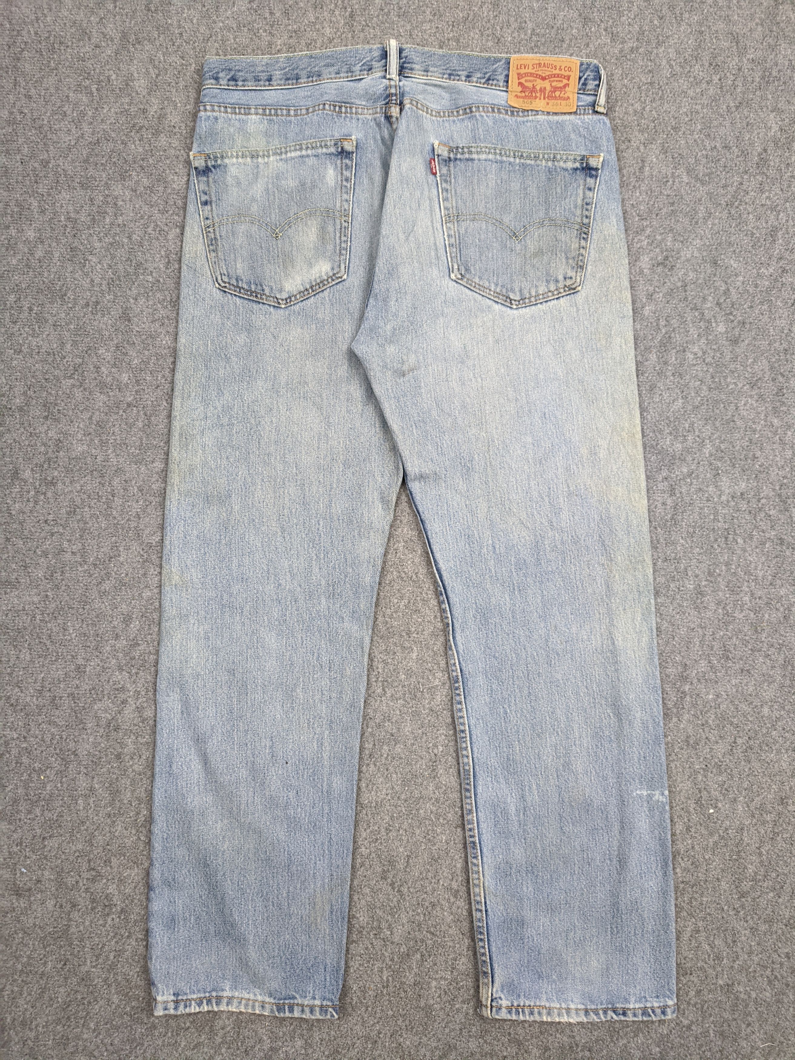 Levi's Vintage Levis 505 Lightwash Jeans DP0605 Size US 38 / EU 54 - 3 Thumbnail