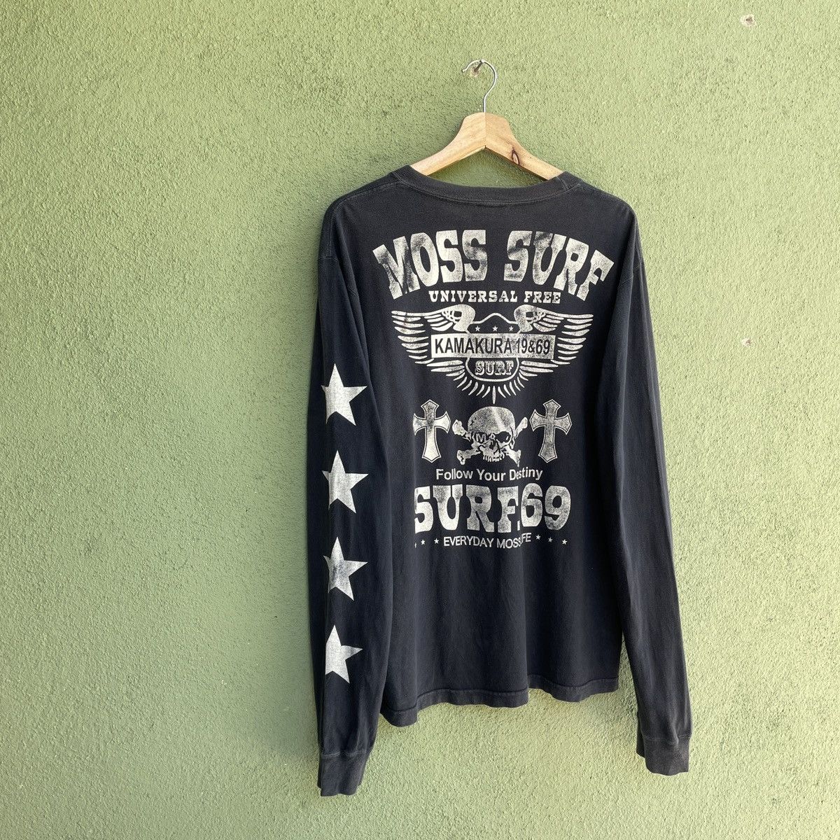 Kamakura Vintage Moss Surf Kamakura 19&69 Big Logo Long Sleeve Shirt Size US M / EU 48-50 / 2 - 11 Thumbnail