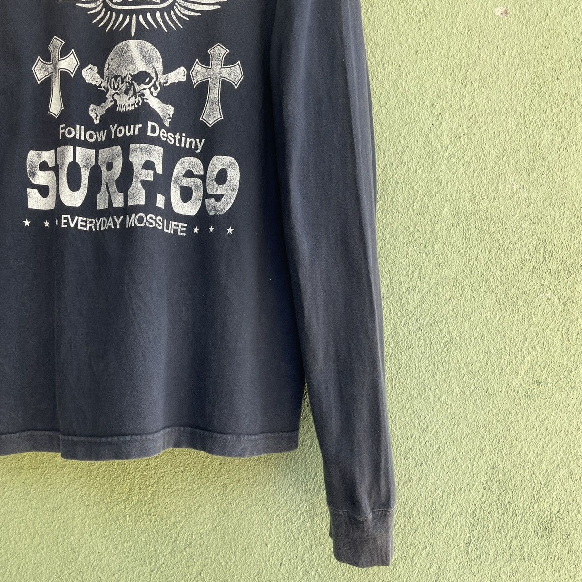 Kamakura Vintage Moss Surf Kamakura 19&69 Big Logo Long Sleeve Shirt Size US M / EU 48-50 / 2 - 9 Thumbnail