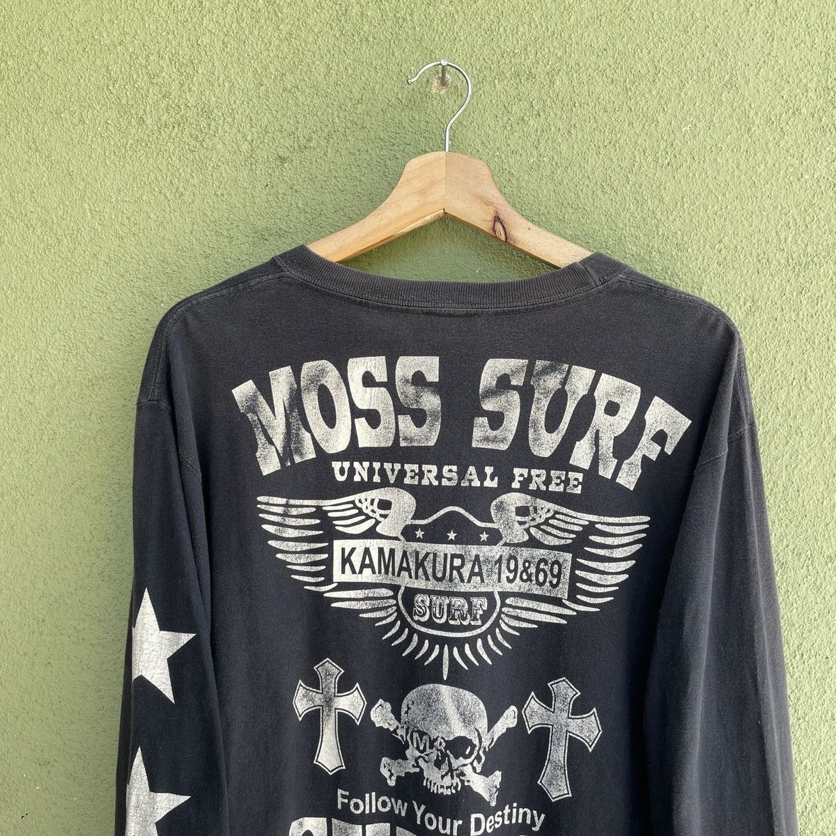 Kamakura Vintage Moss Surf Kamakura 19&69 Big Logo Long Sleeve Shirt Size US M / EU 48-50 / 2 - 10 Thumbnail
