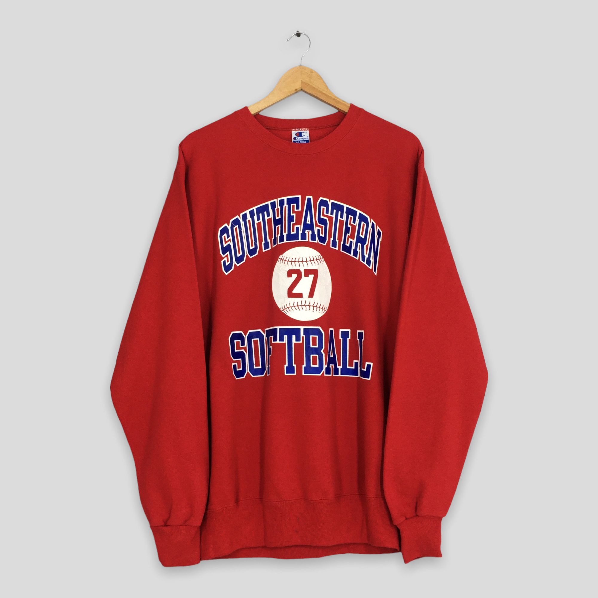 Champion Vintage Champion Southeastern Softball Sweatshirt XLarge Size US XL / EU 56 / 4 - 1 Thumbnail