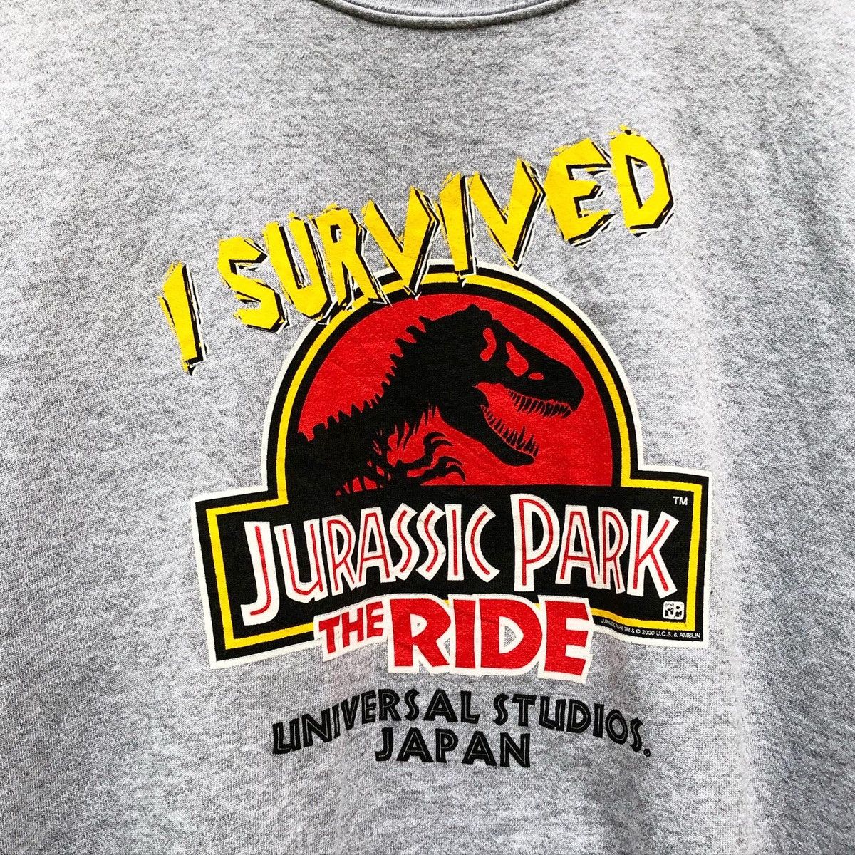 Universal Studios FREE SHIPPING Vintage 00s Jurassic Park The Ride Size US L / EU 52-54 / 3 - 2 Thumbnail