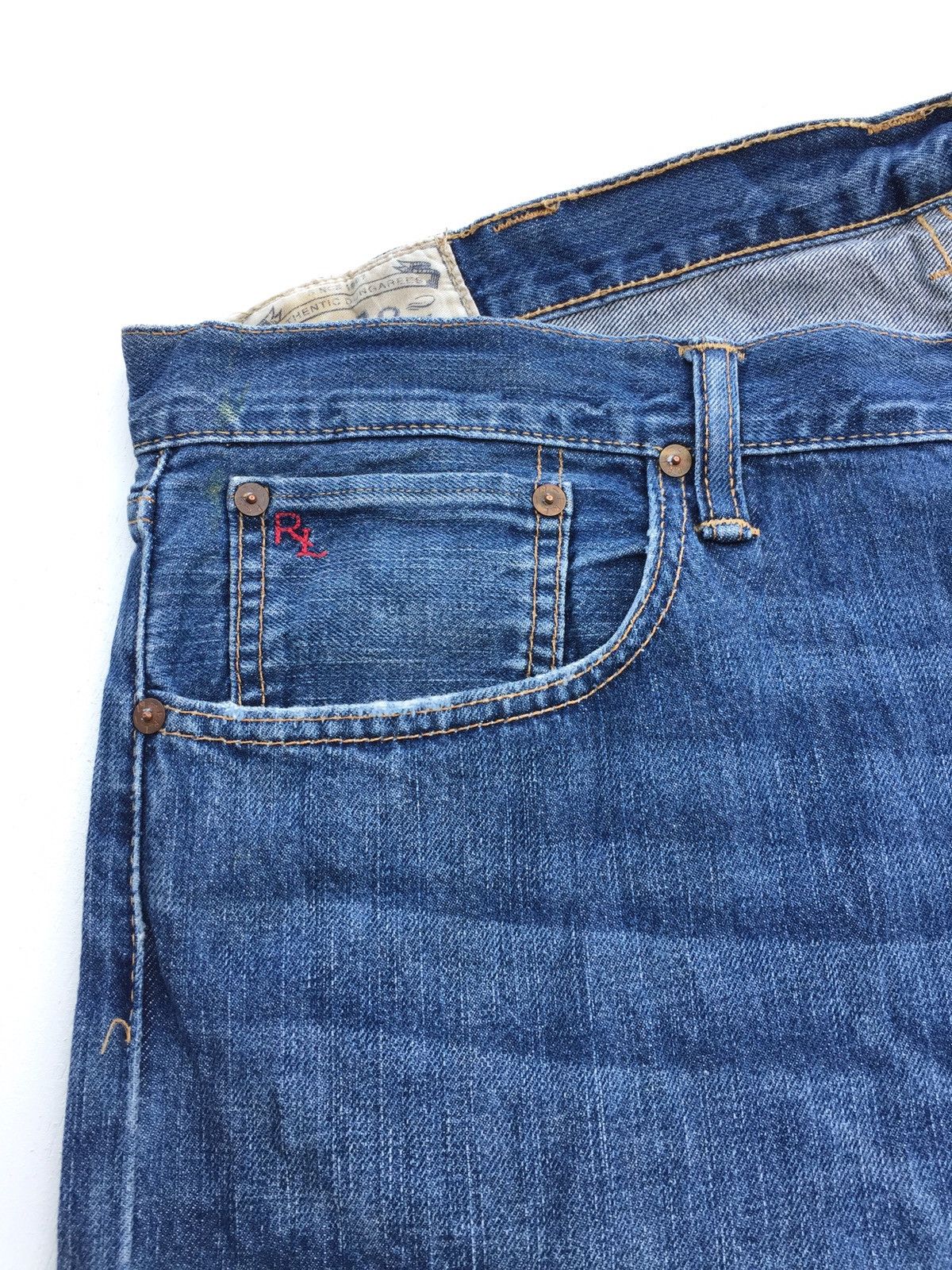Denim & Supply Ralph Lauren Baggy Jeans Polo Ralph Lauren Distressed 121 Size US 40 / EU 56 - 5 Thumbnail